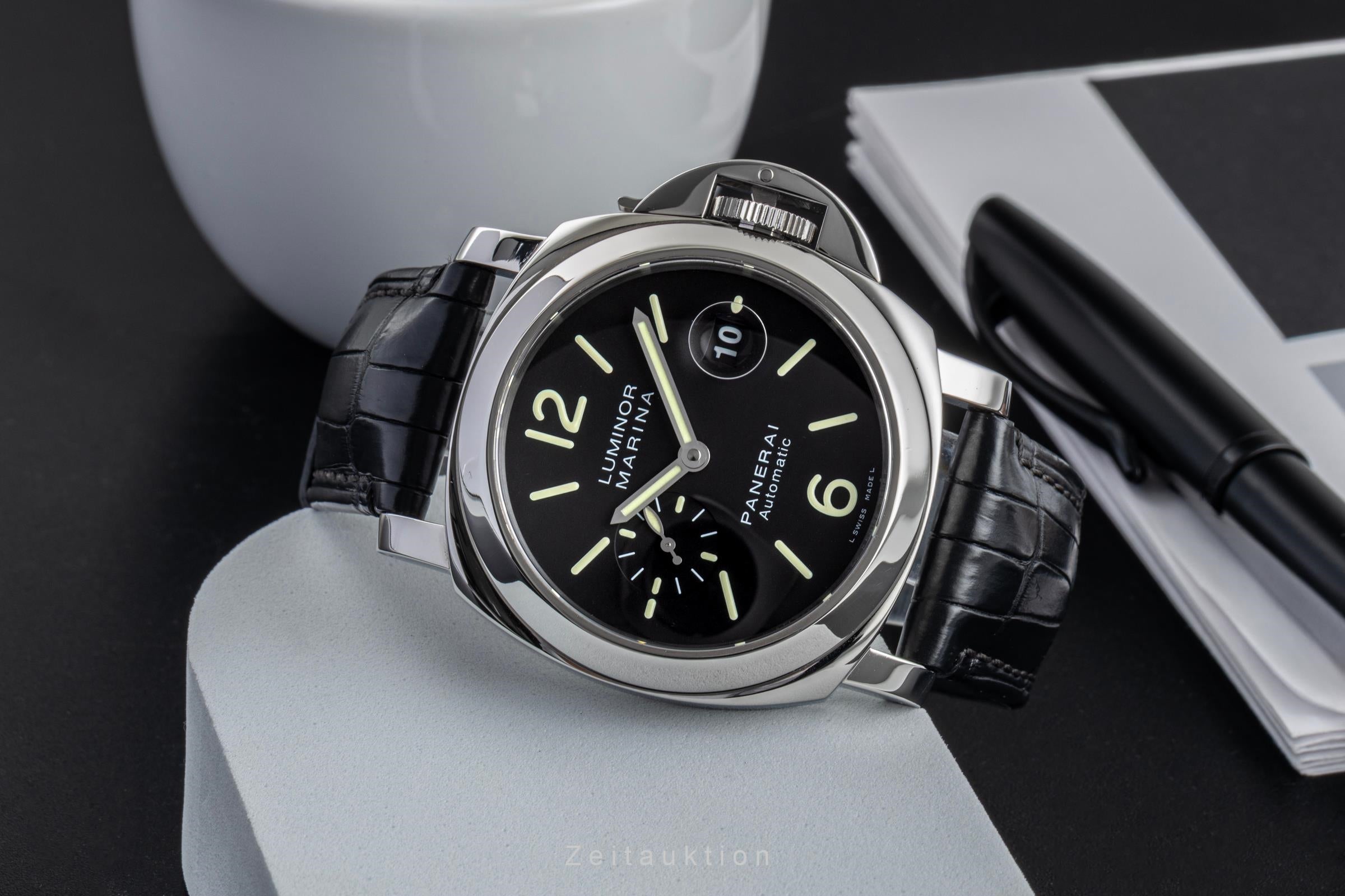 Panerai Luminor Marina steel automatic men's watch PAM00104 LP: 9200EUR  [2605067]