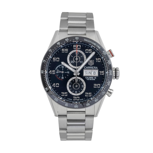 Tag Heuer Carrera chronograph steel automatic men's watch CV2A1R  [2605068]
