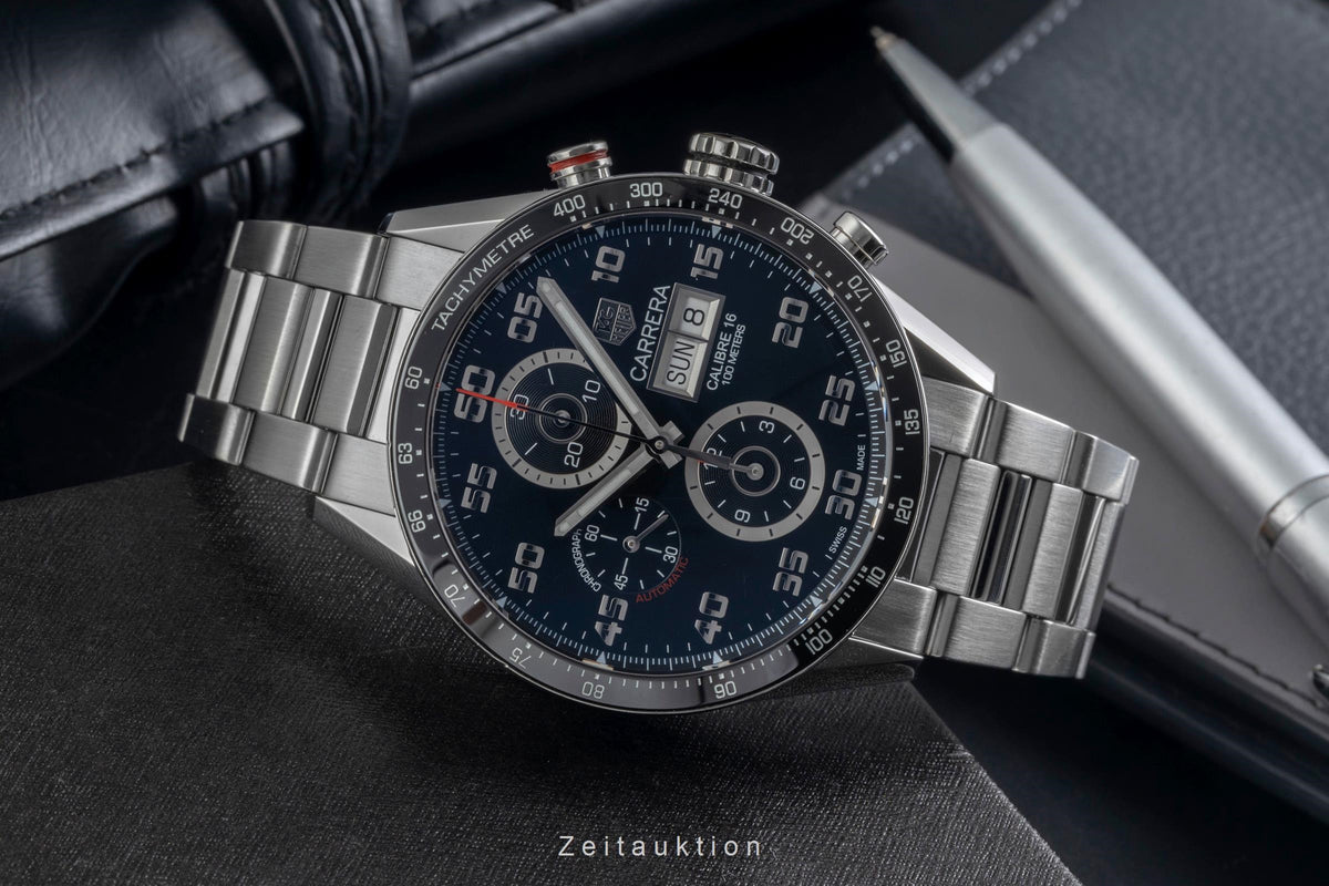 Tag Heuer Carrera chronograph steel automatic men's watch CV2A1R  [2605068]