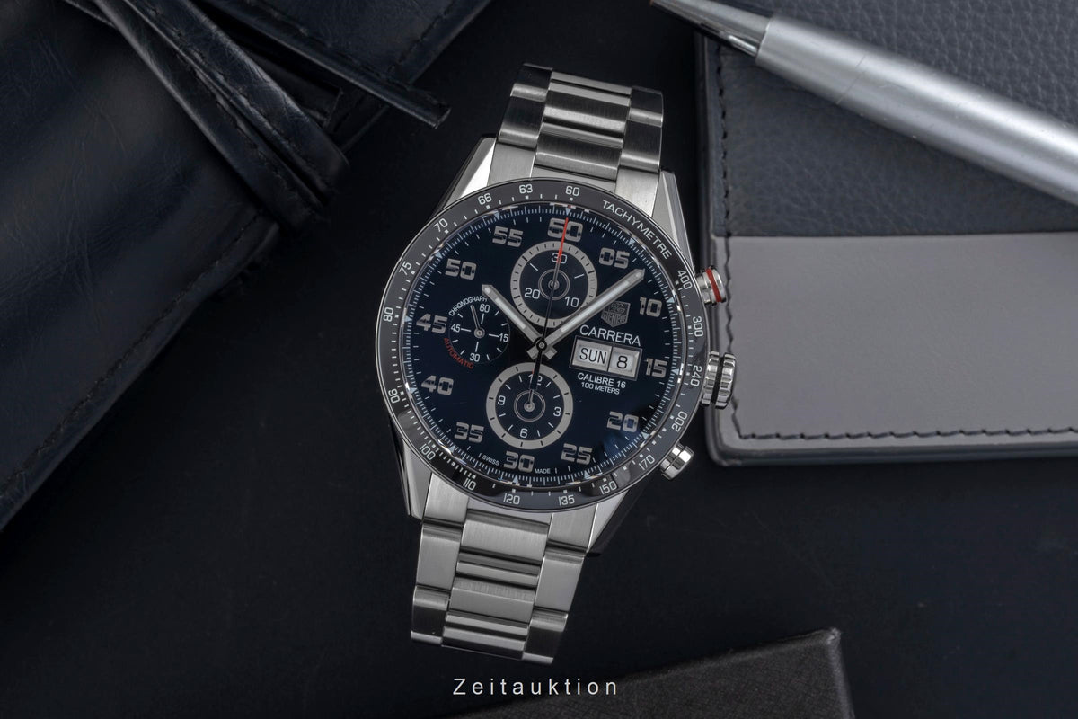 Tag Heuer Carrera chronograph steel automatic men's watch CV2A1R  [2605068]