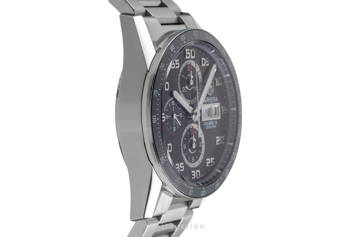 Tag Heuer Carrera chronograph steel automatic men's watch CV2A1R  [2605068]