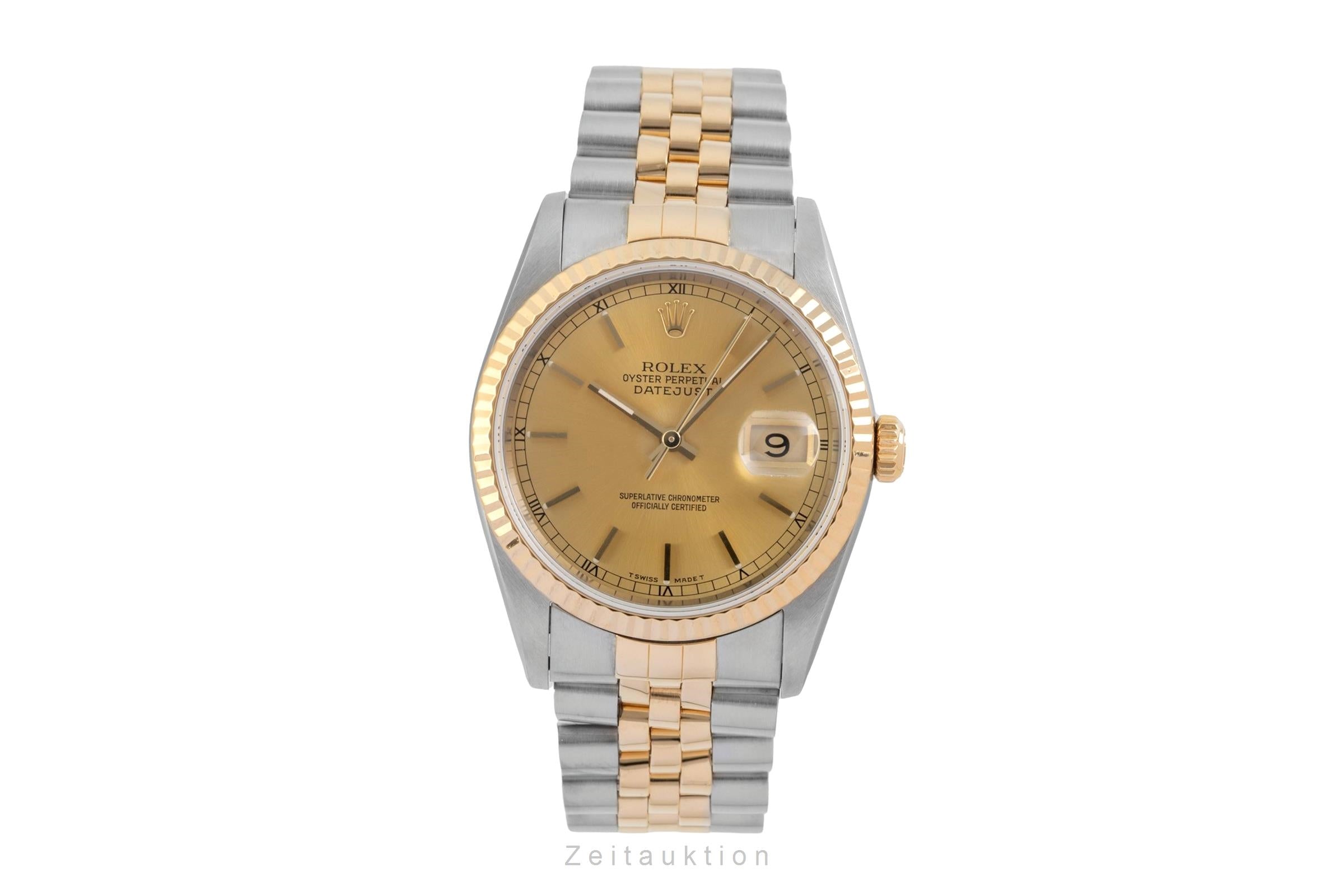 Rolex Datejust acero / oro automático reloj para caballeros 16233 LP: 15350EUR  [2605074]