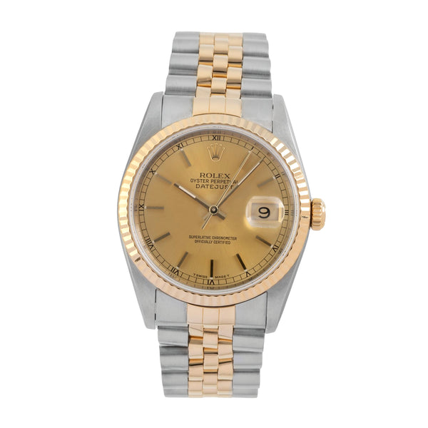 Rolex Datejust acero / oro automático reloj para caballeros 16233 LP: 15350EUR  [2605074]