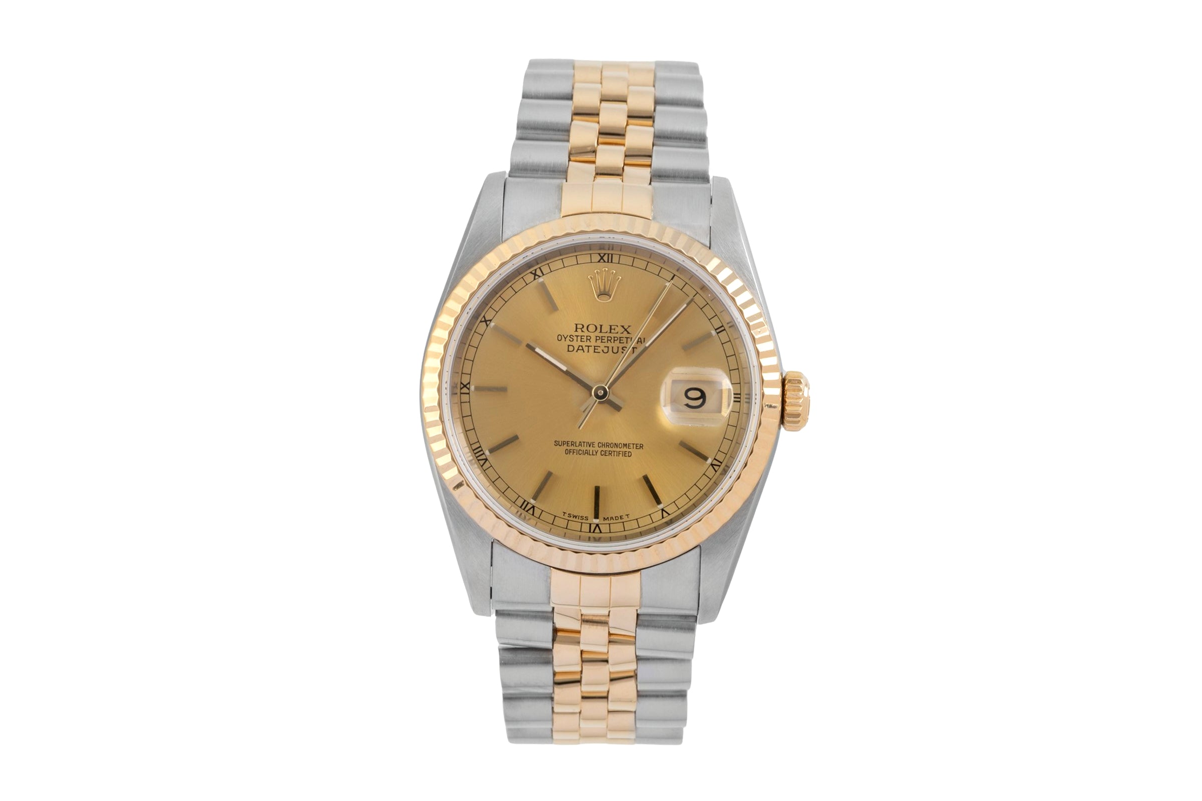 Rolex Datejust 36 Stahl / Gold Automatik Herrenuhr 16233 X-Serie VP: 15350,- € [2605074]