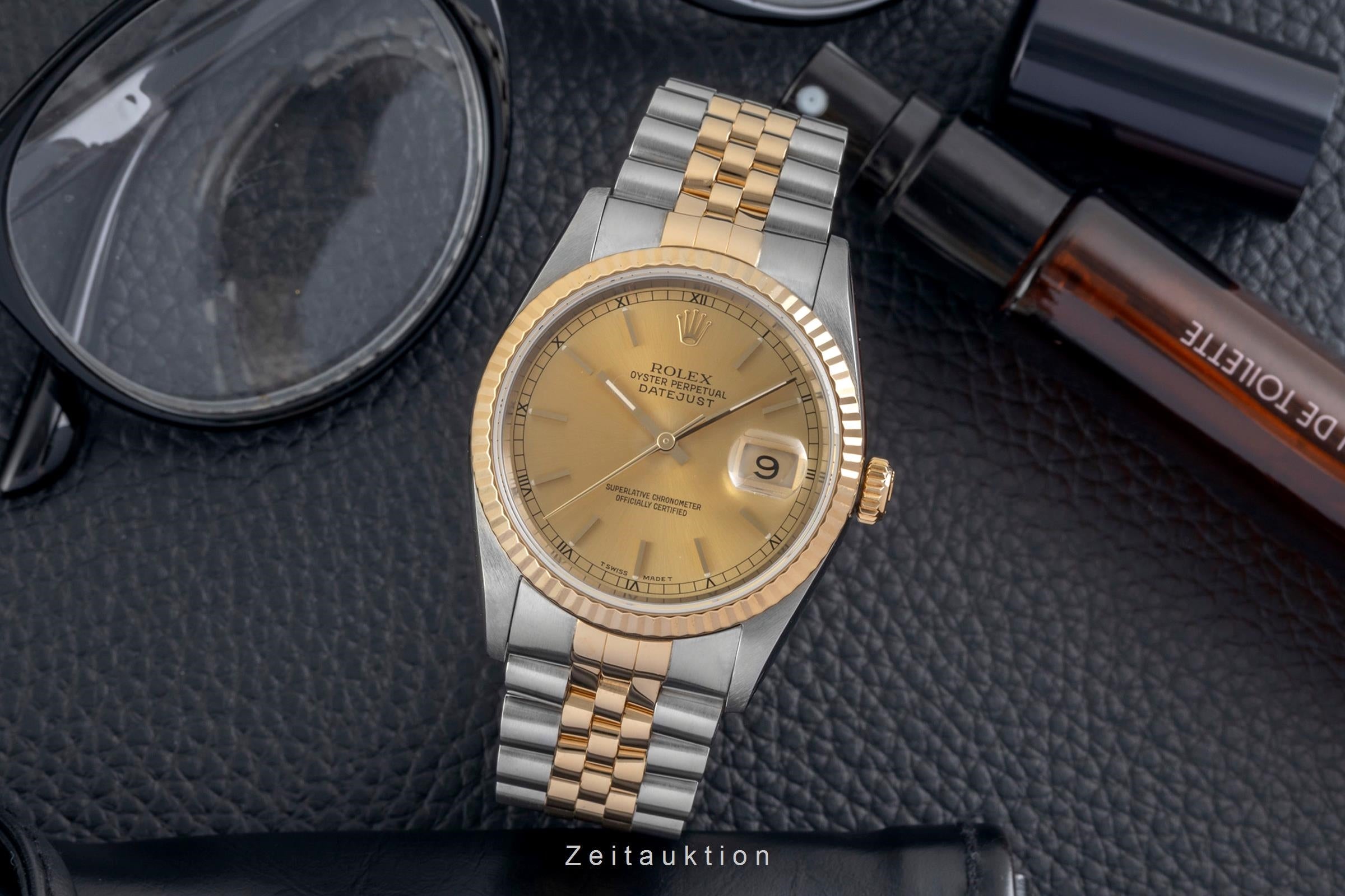 Rolex Datejust acero / oro automático reloj para caballeros 16233 LP: 15350EUR  [2605074]