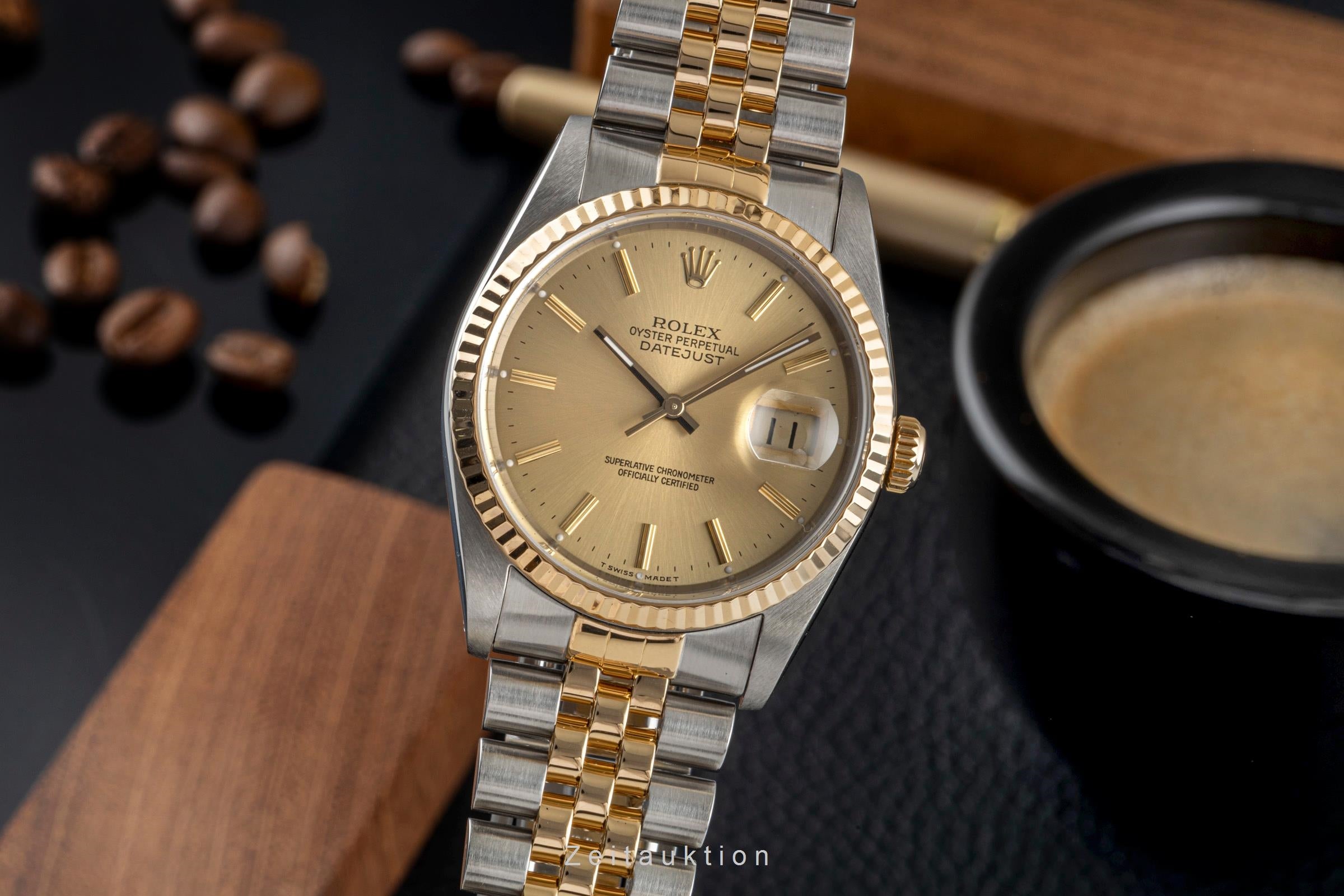 Rolex Datejust acero / oro automático reloj para caballeros 16233 LP: 15350EUR  [2605075]