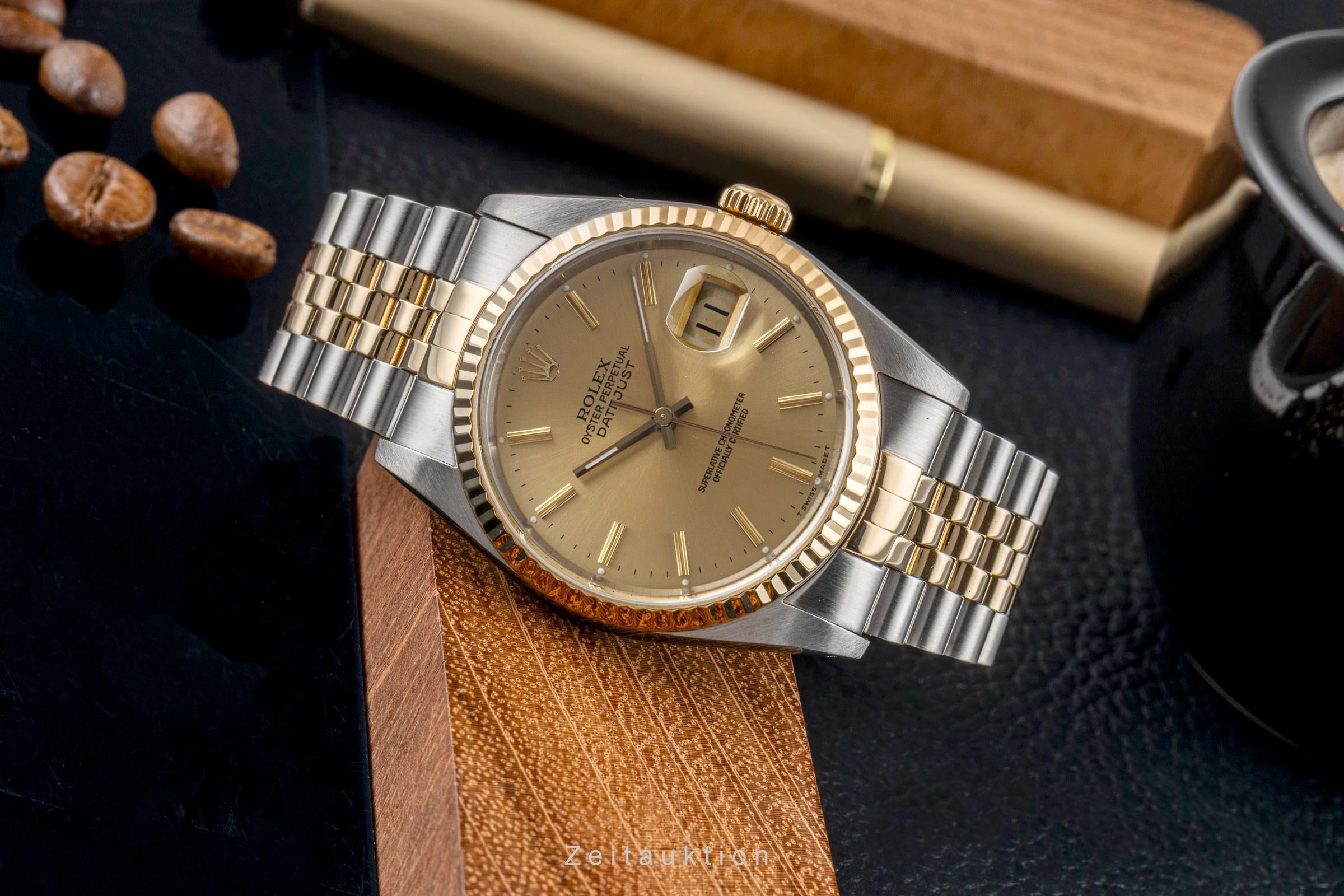 Rolex Datejust acero / oro automático reloj para caballeros 16233 LP: 15350EUR  [2605075]
