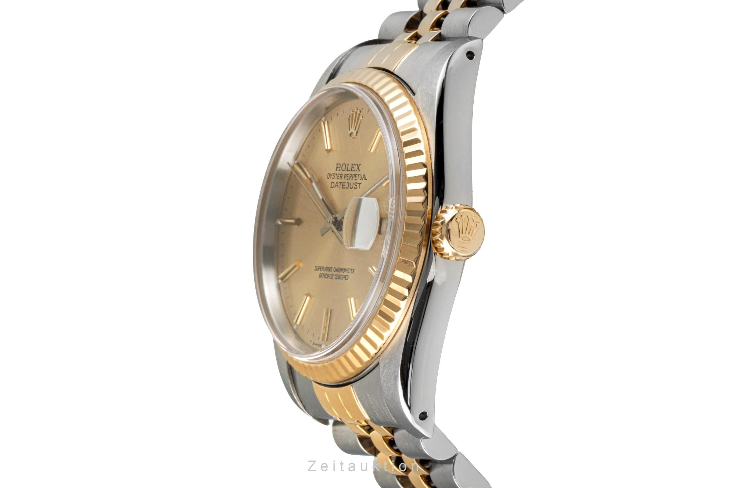 Rolex Datejust acero / oro automático reloj para caballeros 16233 LP: 15350EUR  [2605075]