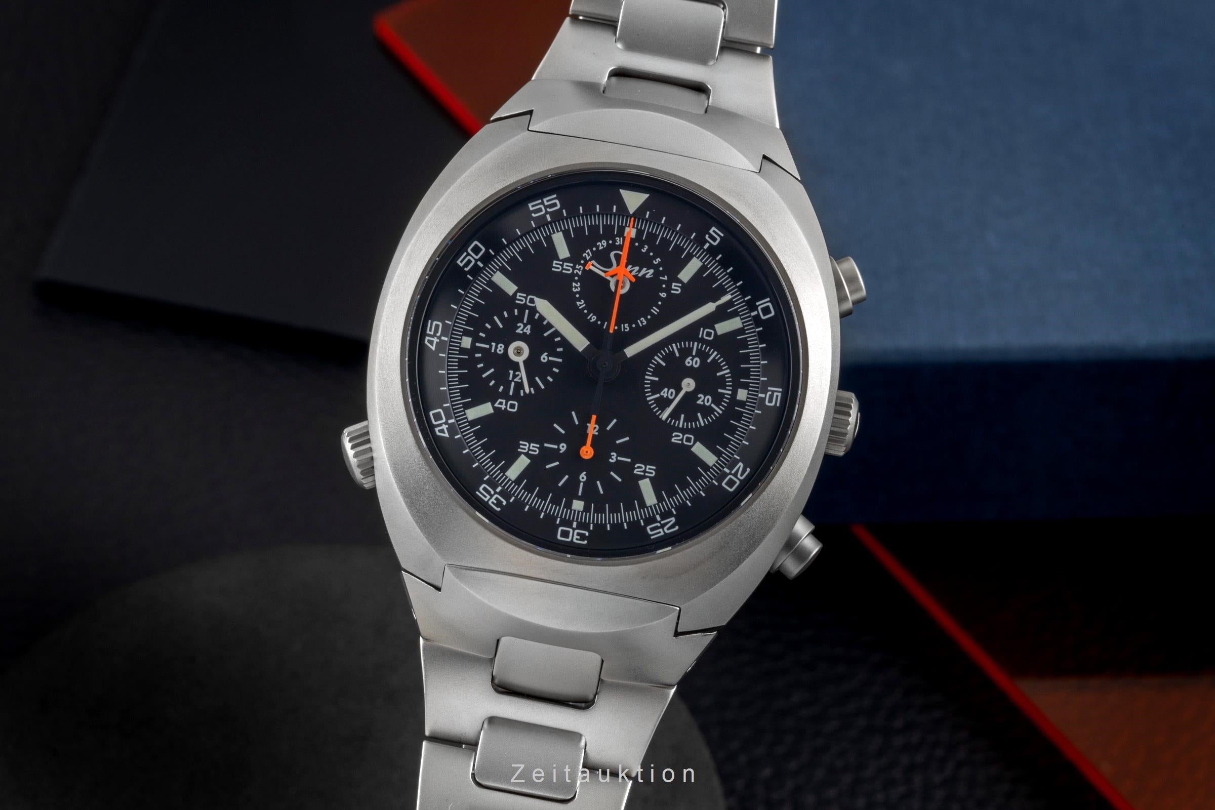 Sinn 142 ST II chronograph steel automatic men's watch 142.050  [2605078]