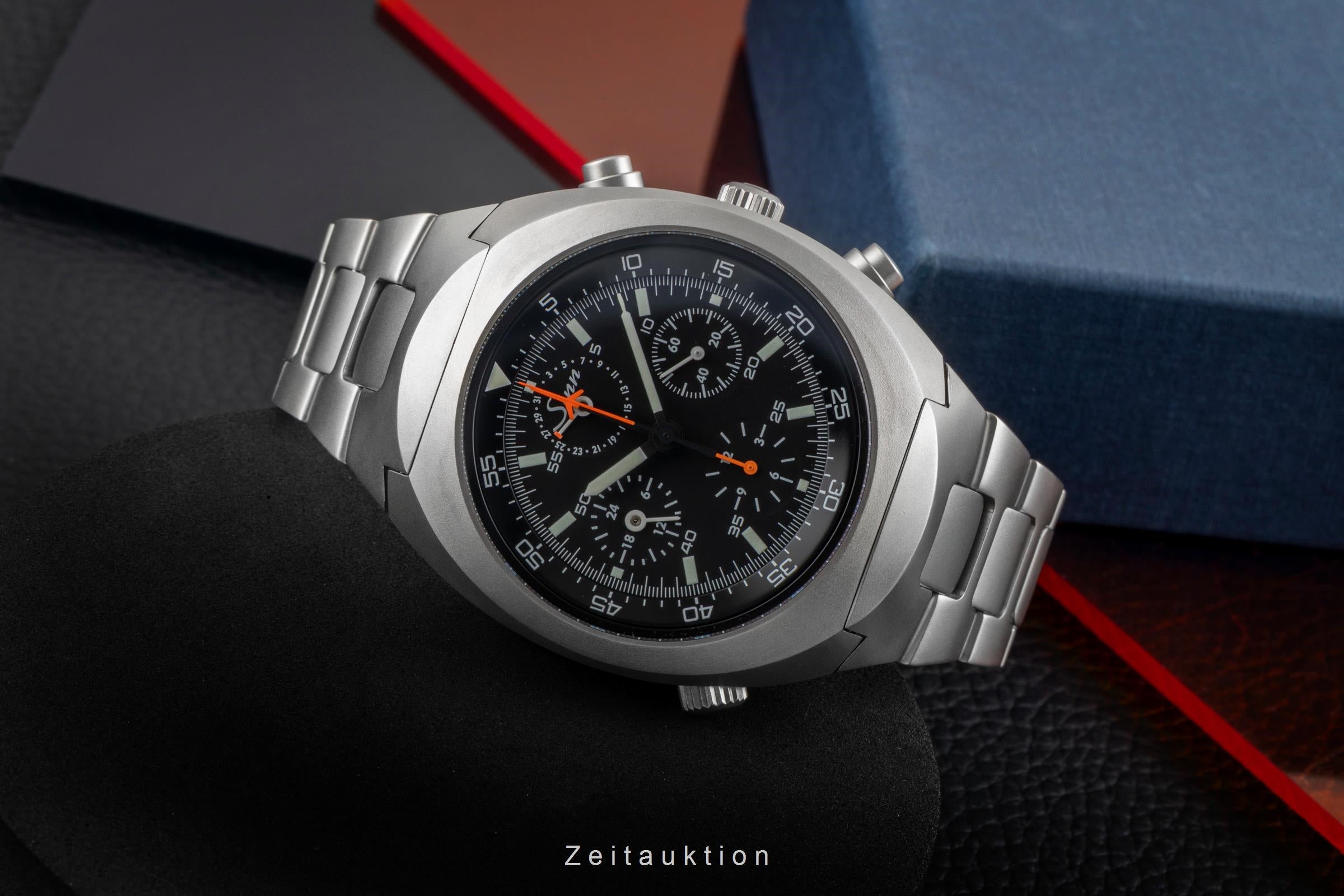 Sinn 142 ST II chronograph steel automatic men's watch 142.050  [2605078]