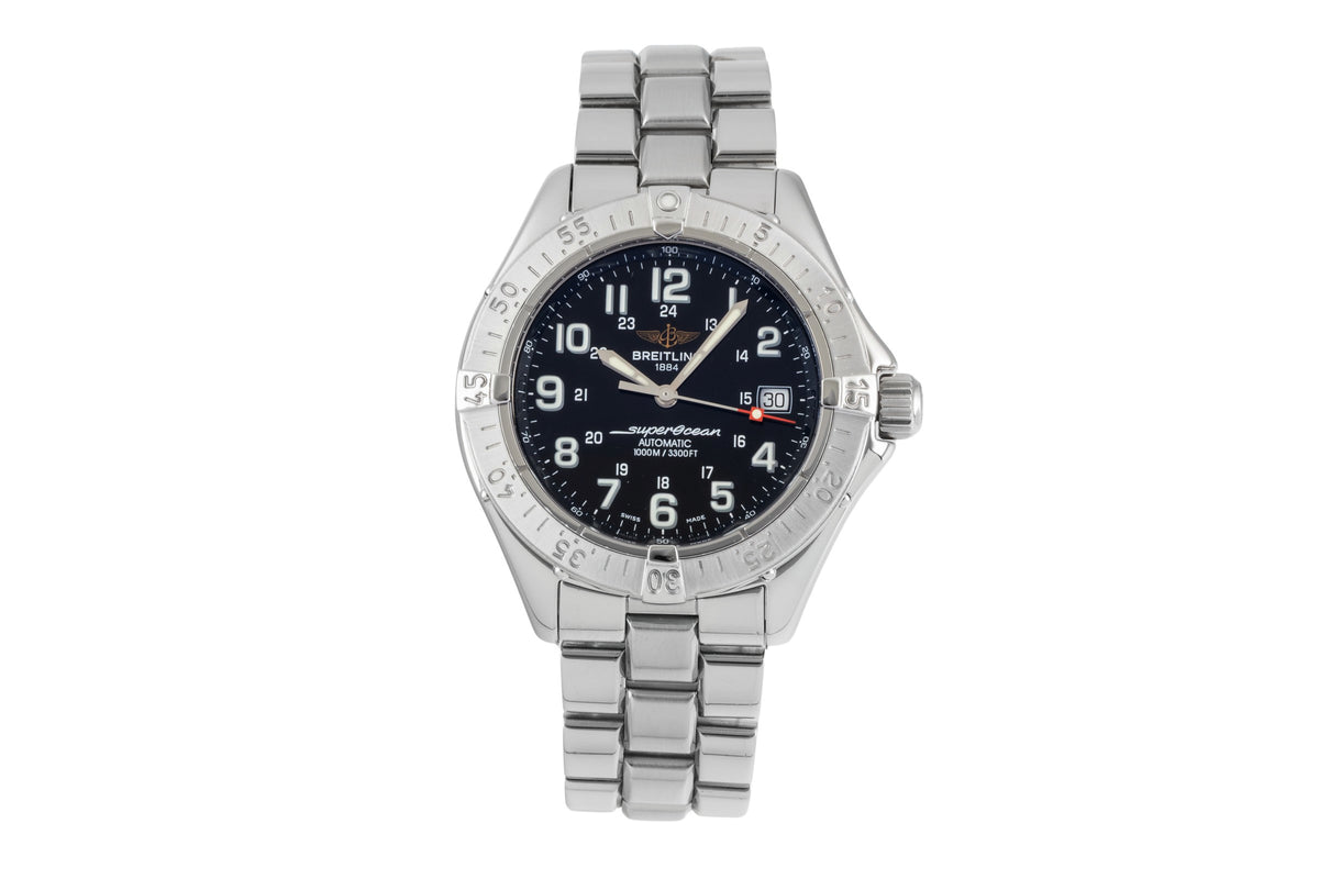 Breitling Superocean acero automático reloj para caballeros A17340-108  [2605079]