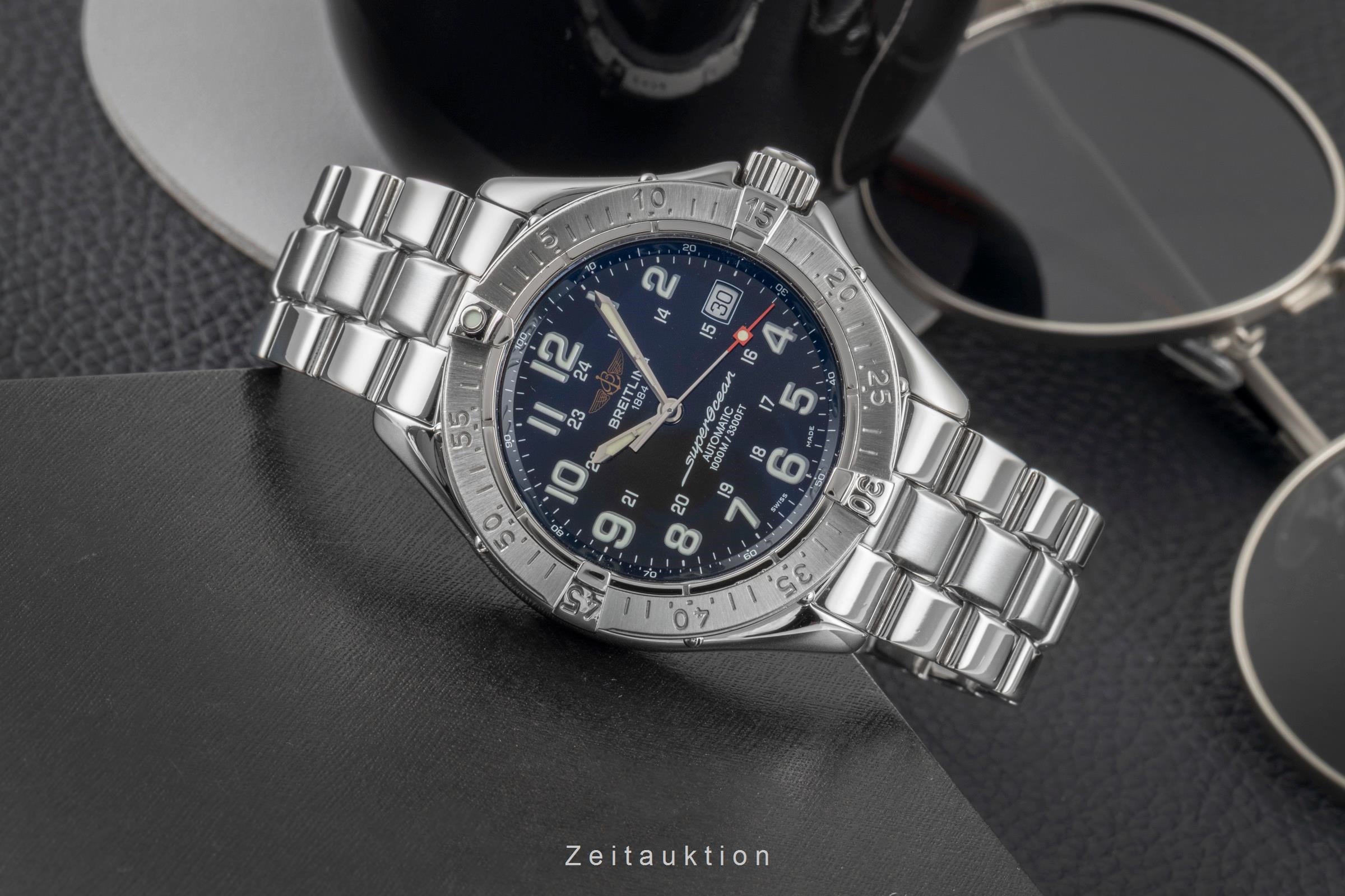 Breitling Superocean acero automático reloj para caballeros A17340-108  [2605079]