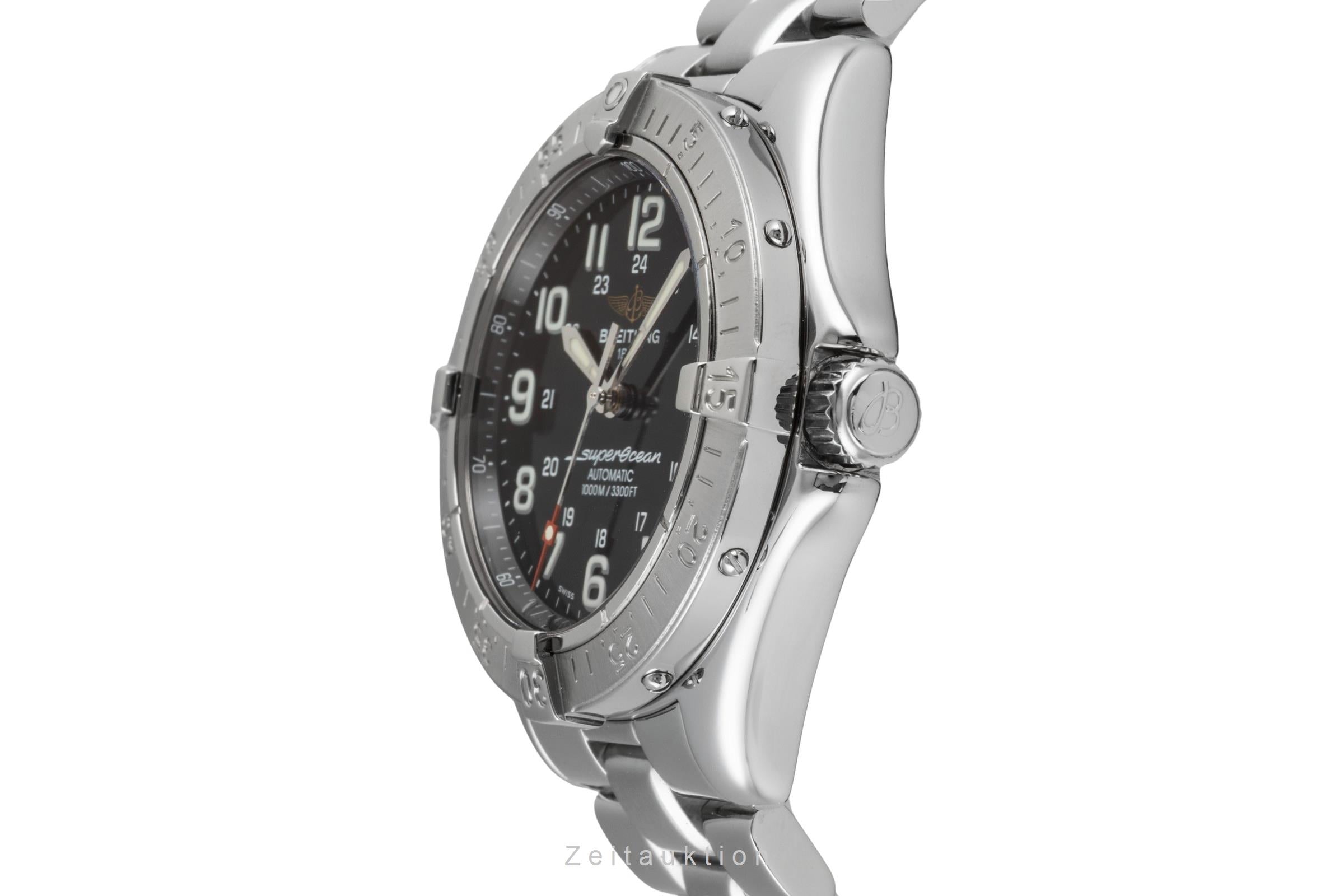 Breitling Superocean acero automático reloj para caballeros A17340-108  [2605079]