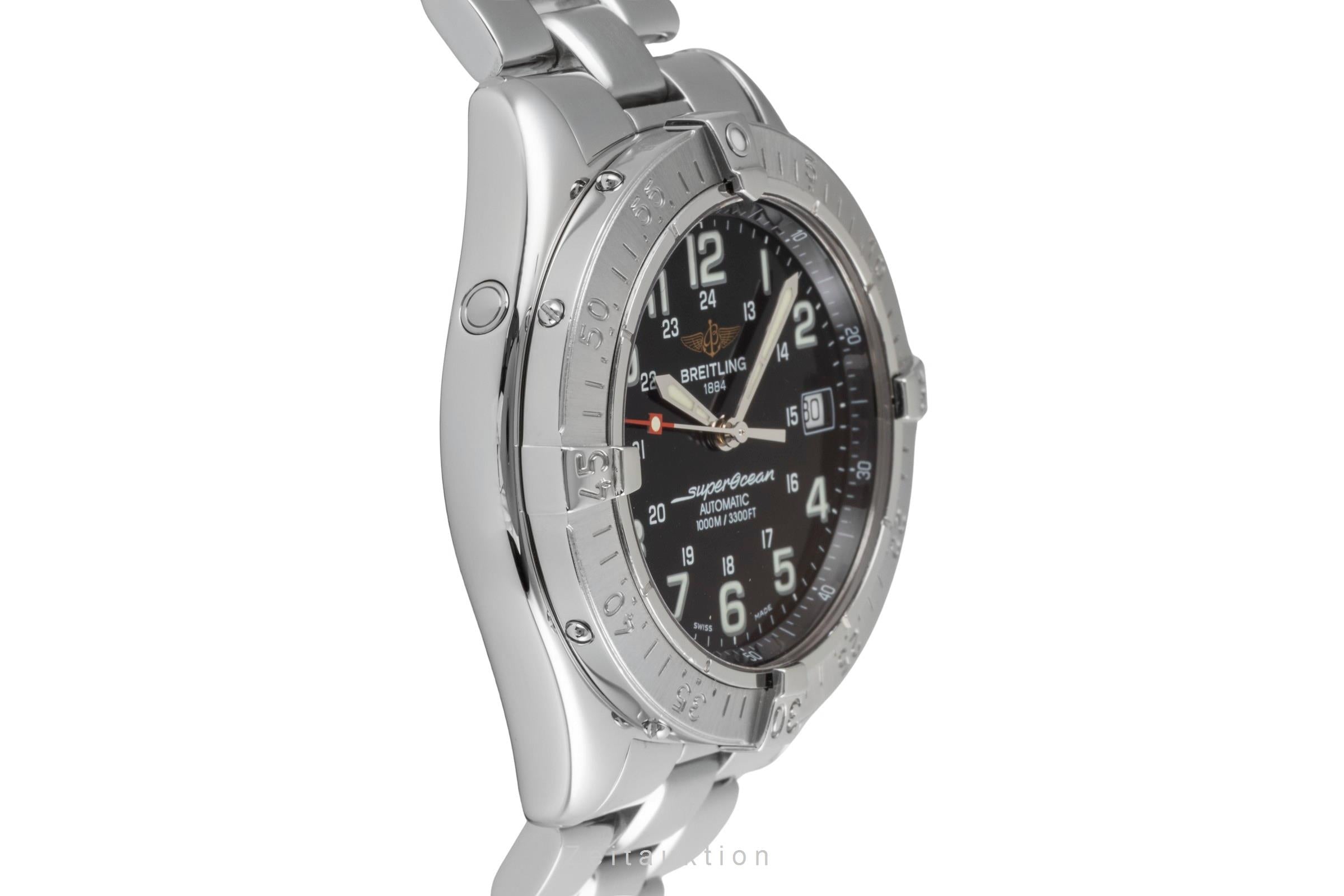 Breitling Superocean acero automático reloj para caballeros A17340-108  [2605079]
