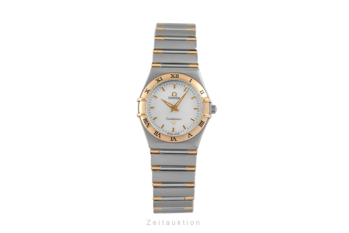 Omega Constellation acier / or  quartz montre pour hommes 1272.30.00  [2605080]