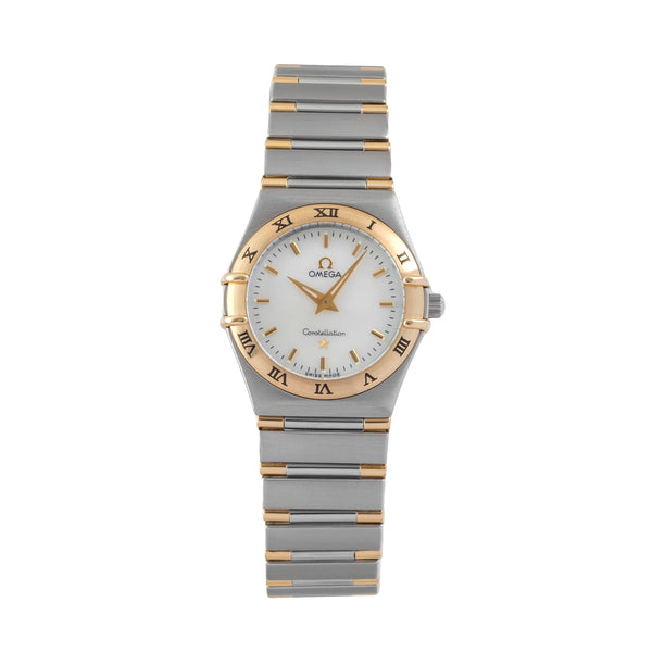Omega Constellation acier / or  quartz montre pour hommes 1272.30.00  [2605080]