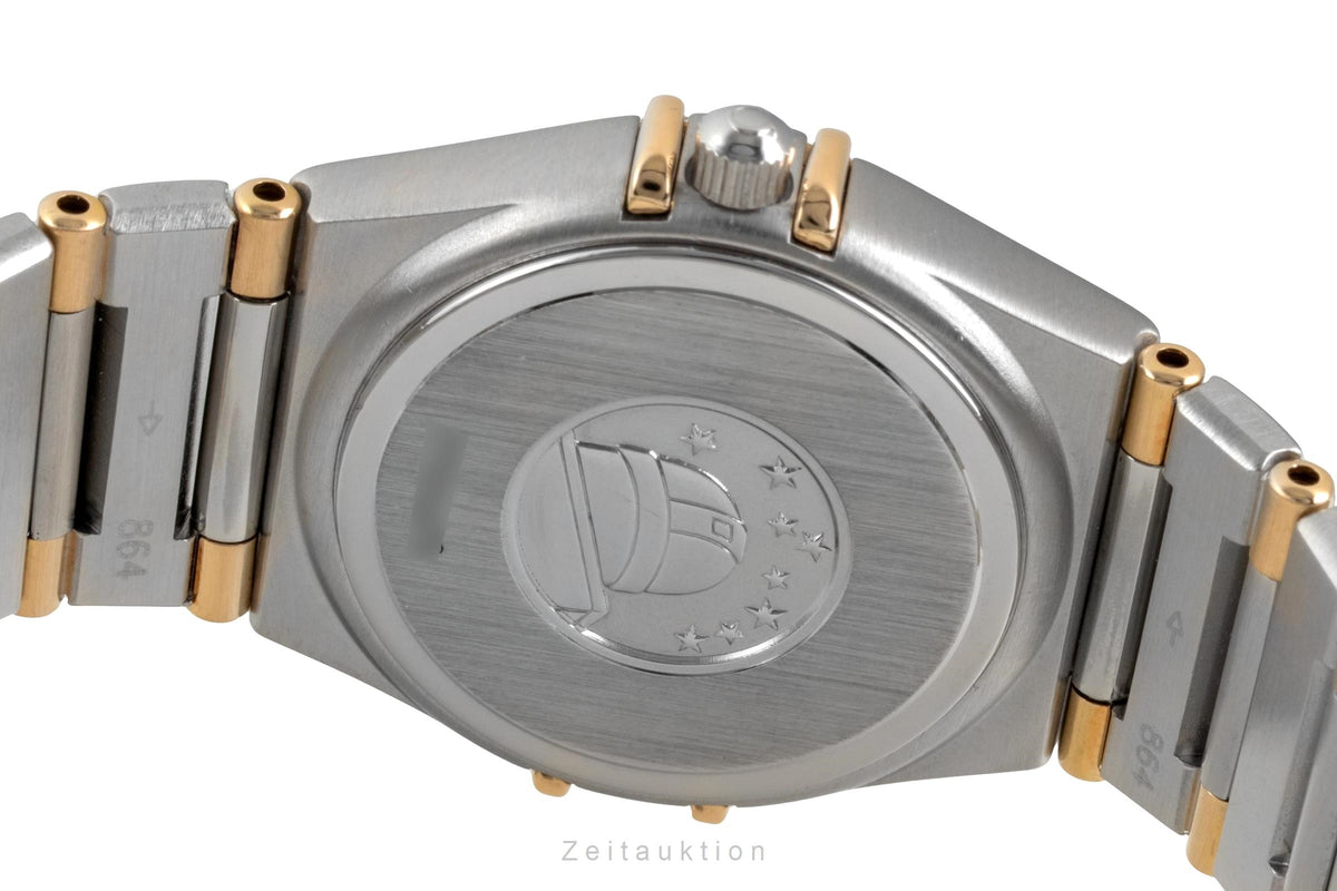 Omega Constellation acier / or  quartz montre pour hommes 1272.30.00  [2605080]