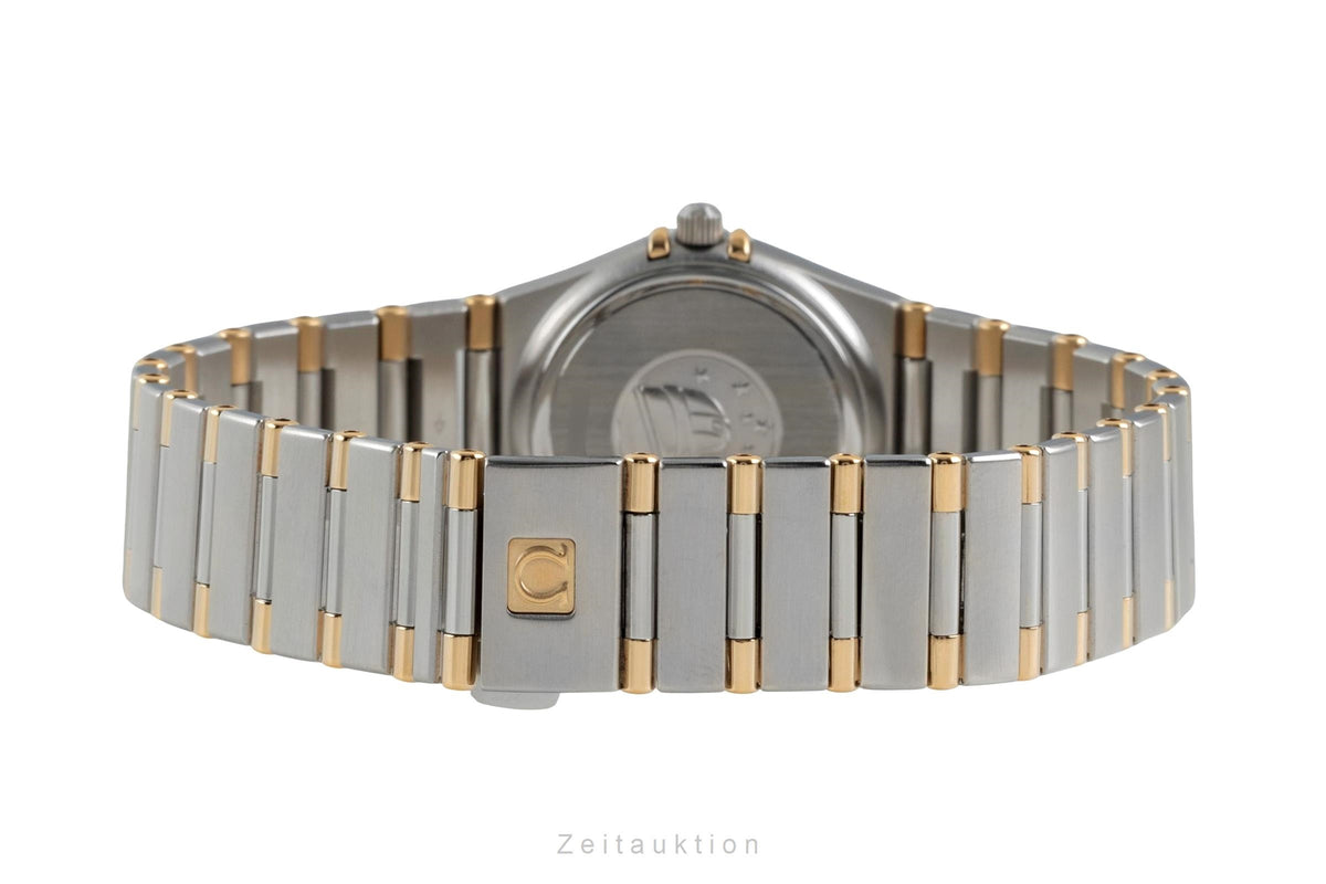 Omega Constellation acier / or  quartz montre pour hommes 1272.30.00  [2605080]