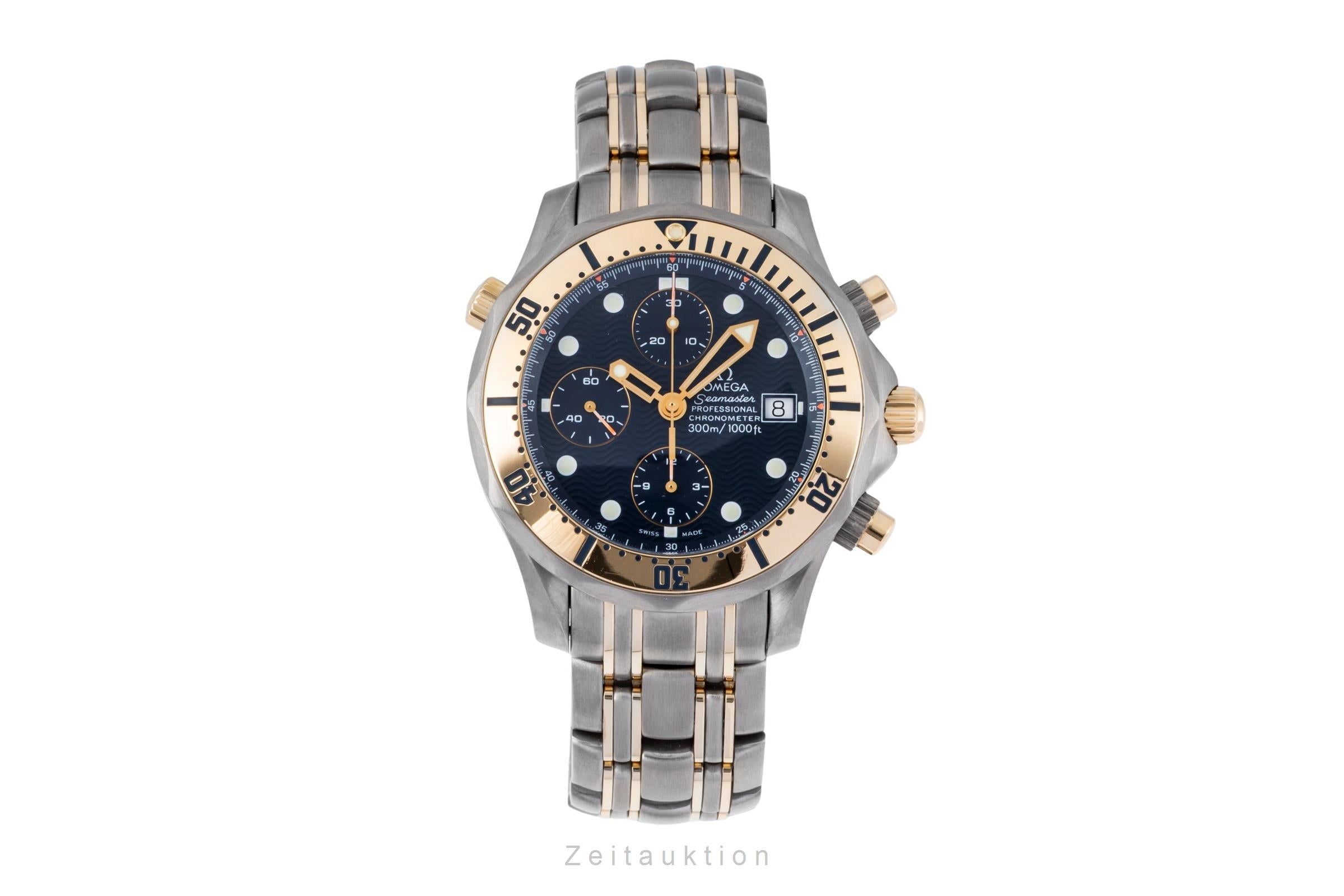 Omega Seamaster chronograph titanium / gold automatic men's watch 2297.80.00  [2605082]