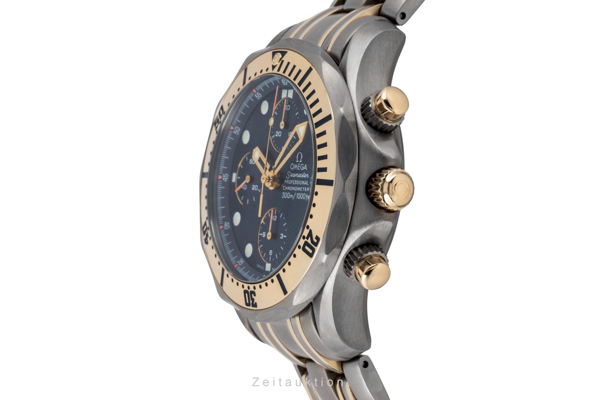Omega Seamaster chronograph titanium / gold automatic men's watch 2297.80.00  [2605082]