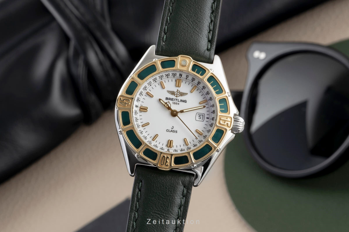 Breitling J-Class Stahl / Gold Damenuhr Saphirglas Datum Ref. D52064 [2605084]