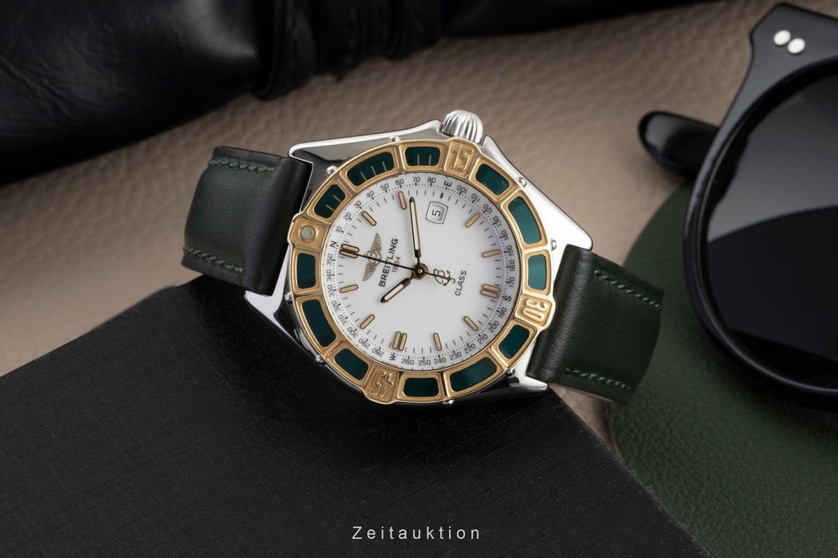 Breitling J-Class Stahl / Gold Damenuhr Saphirglas Datum Ref. D52064 [2605084]