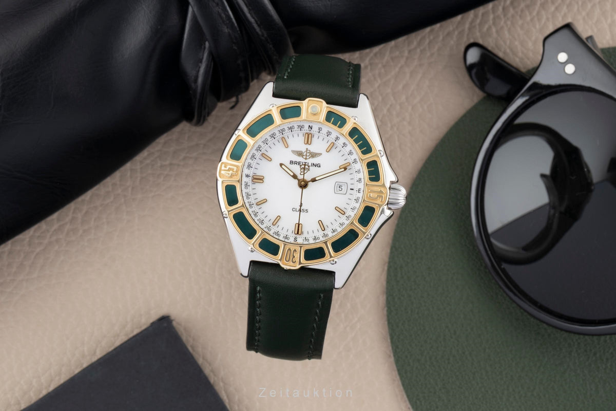 Breitling J-Class Stahl / Gold Damenuhr Saphirglas Datum Ref. D52064 [2605084]