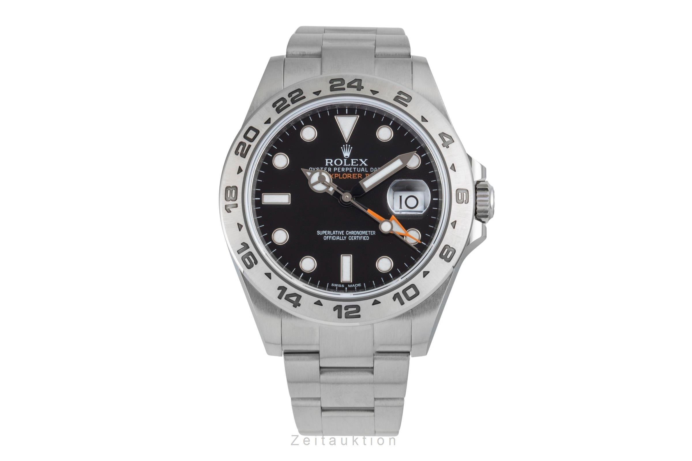 Rolex Explorer II acero automático reloj para caballeros 216570  [2605088]