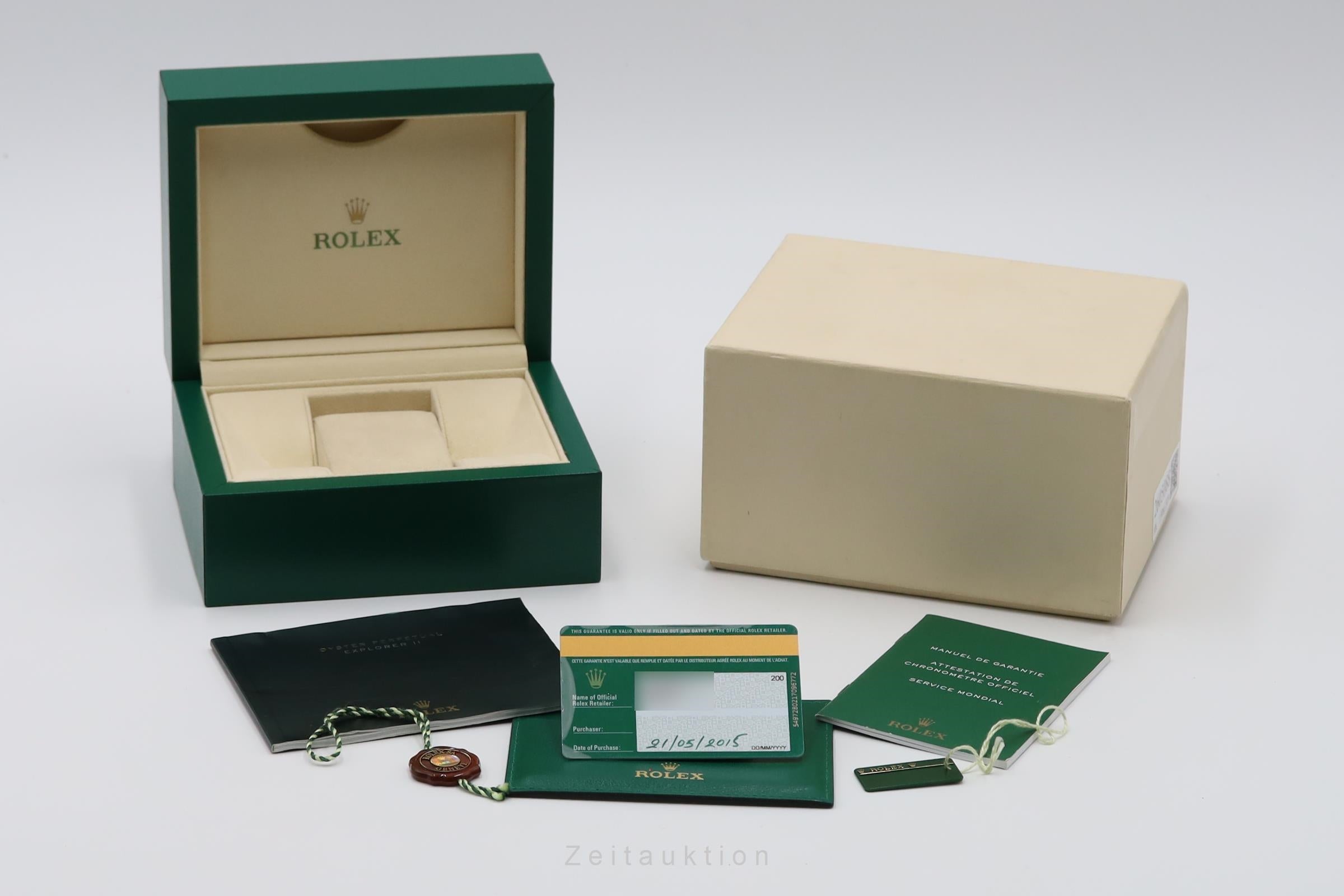 Rolex Explorer II acero automático reloj para caballeros 216570  [2605088]