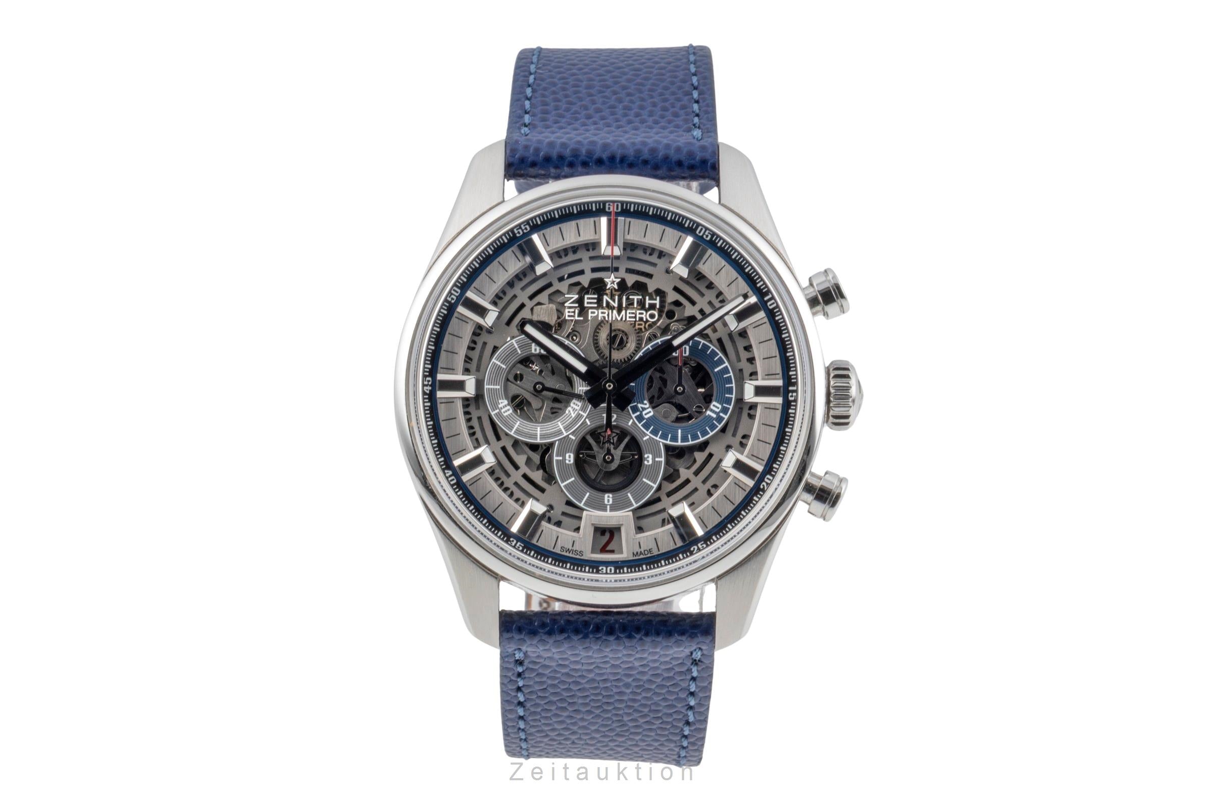 Zenith Chronomaster chronograph steel automatic men's watch 03.2081.400/78.C813  [2605095]