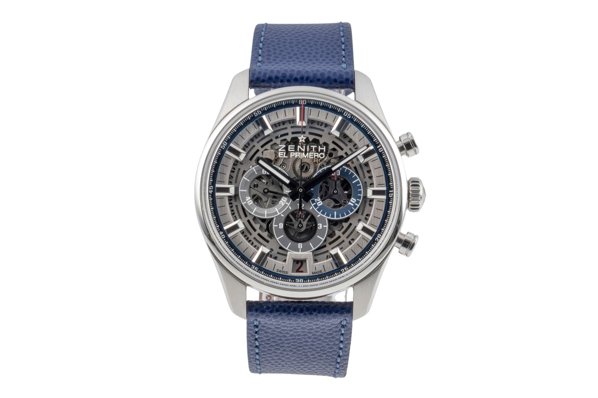 Zenith El Primero Chronomaster Full Open 42 Stahl 03.2081.400/78.C813 B&P 2018 [2605095]
