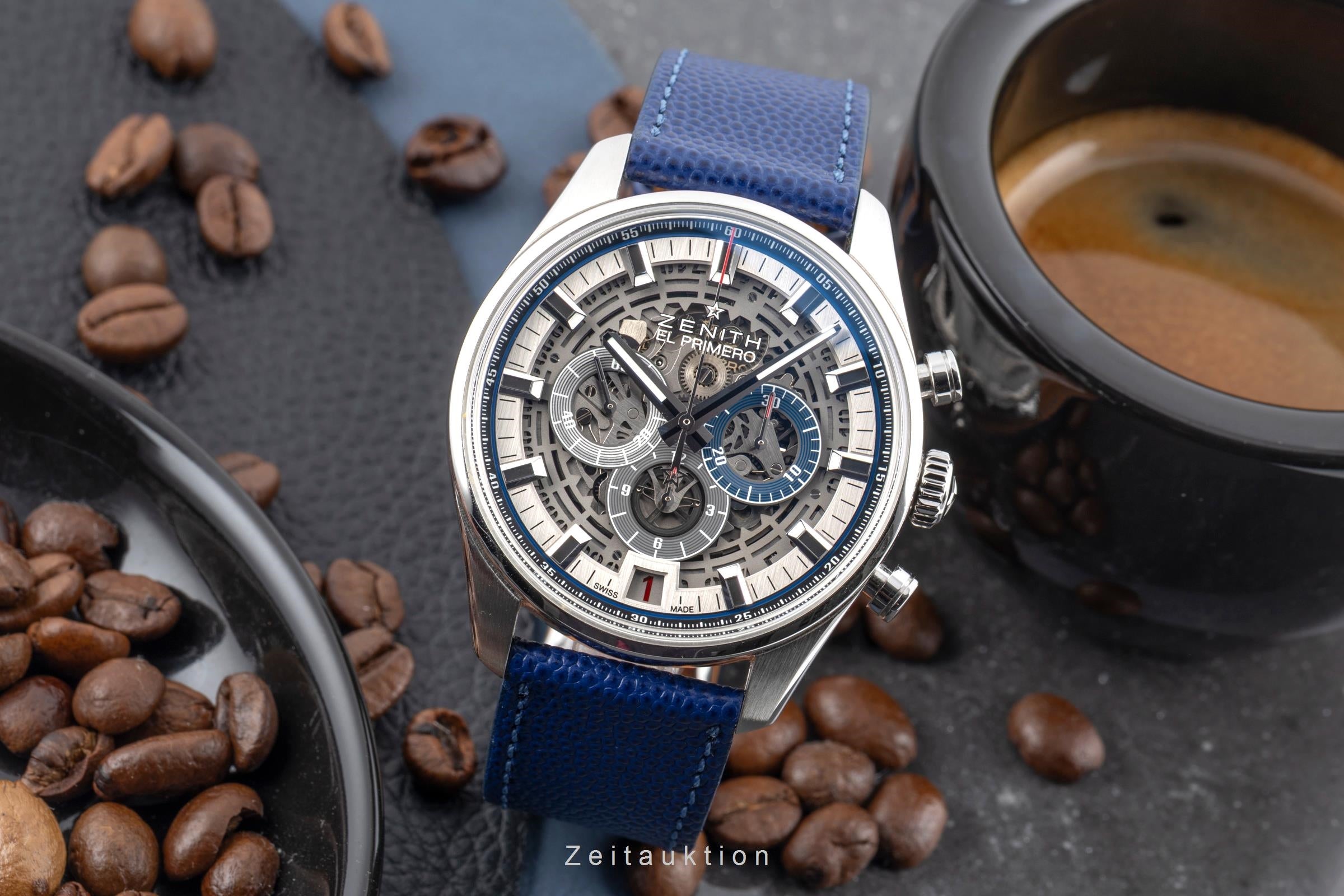 Zenith Chronomaster chronograph steel automatic men's watch 03.2081.400/78.C813  [2605095]