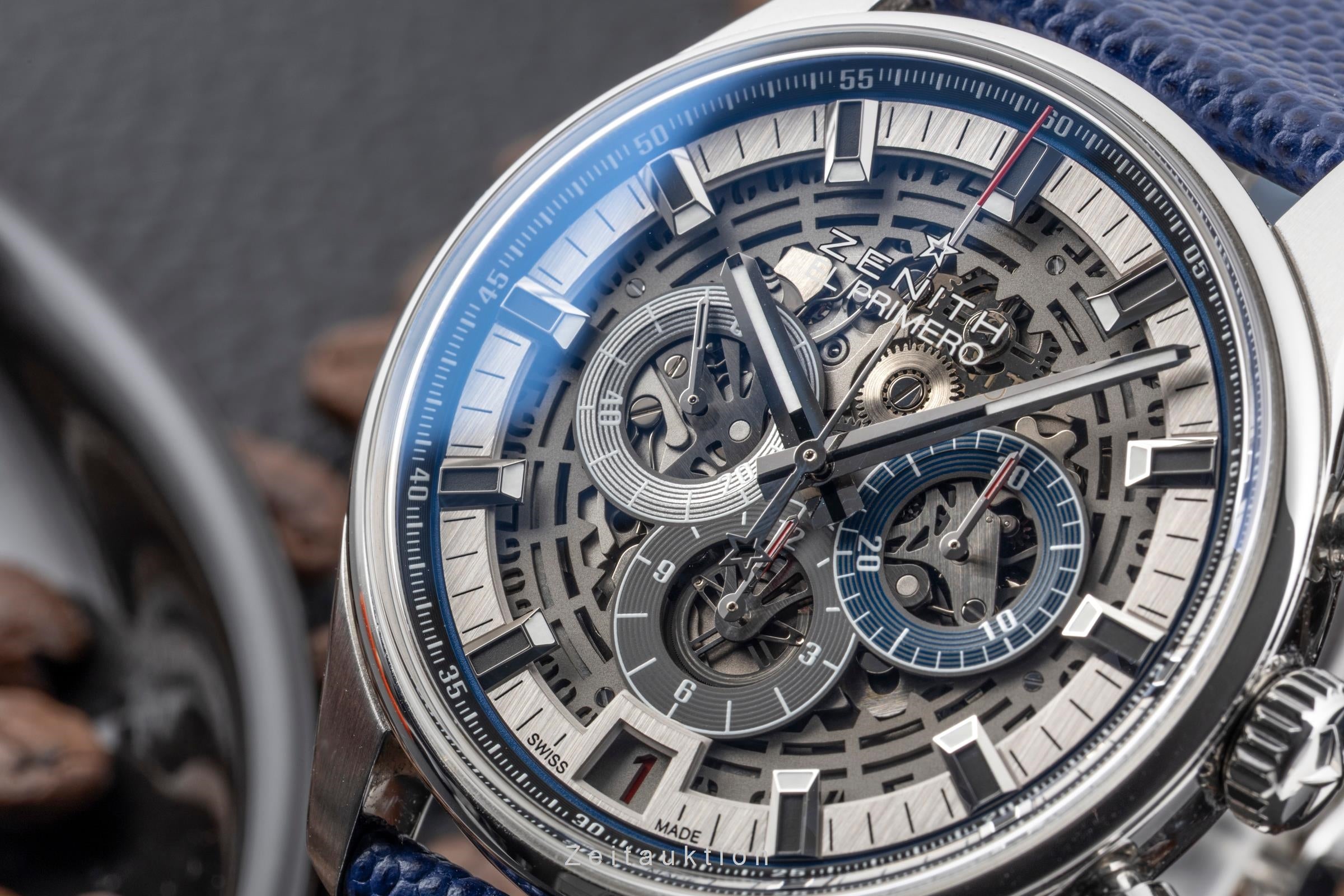 Zenith Chronomaster chronograph steel automatic men's watch 03.2081.400/78.C813  [2605095]