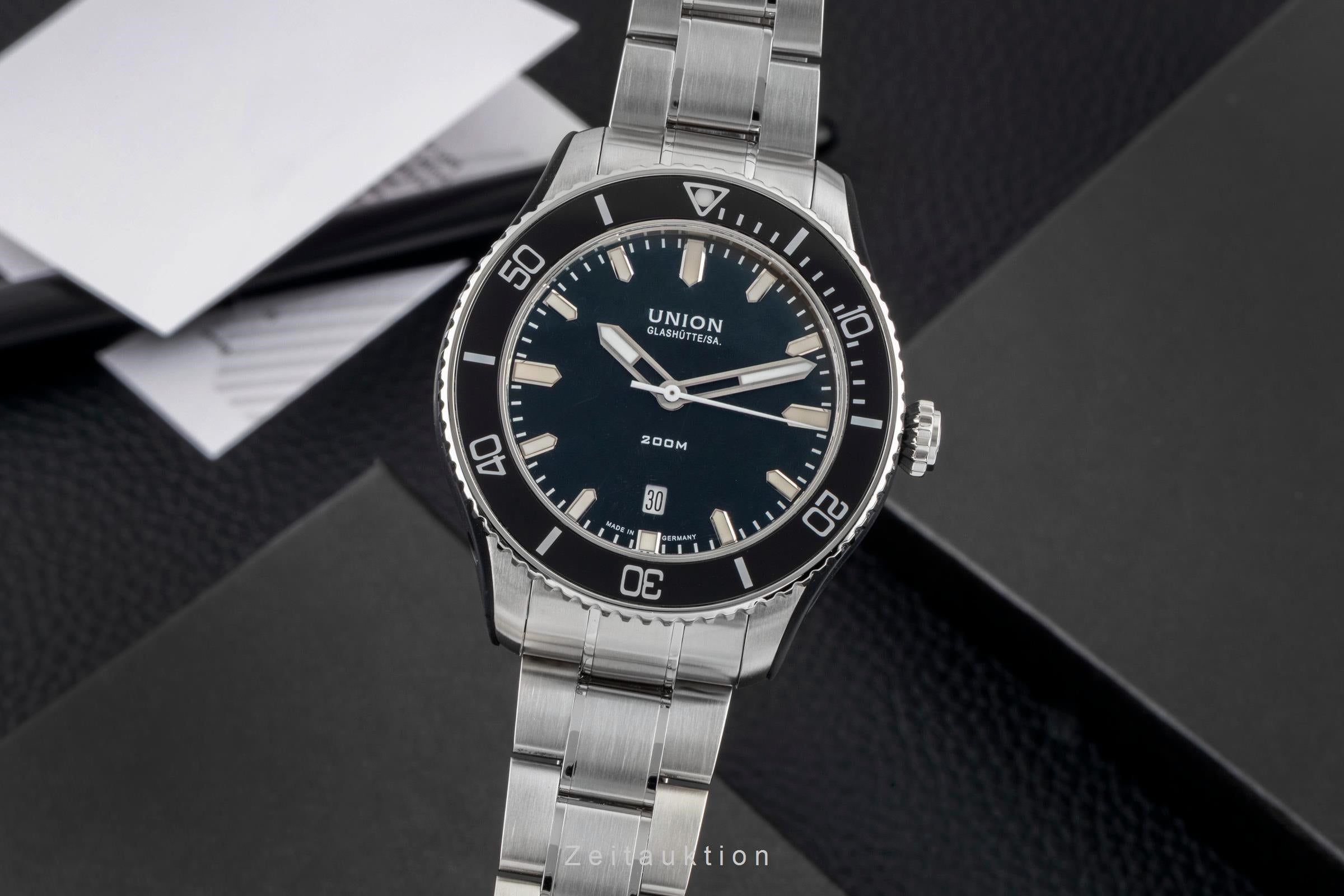 Union Glashütte Belisar steel automatic men's watch D009.907.11.057.00 LP: 2450EUR  [2605096]