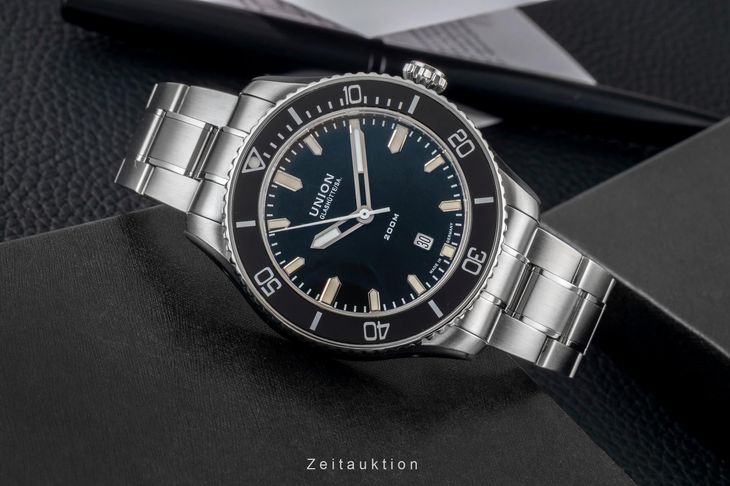 Union Glashütte Belisar steel automatic men's watch D009.907.11.057.00 LP: 2450EUR  [2605096]