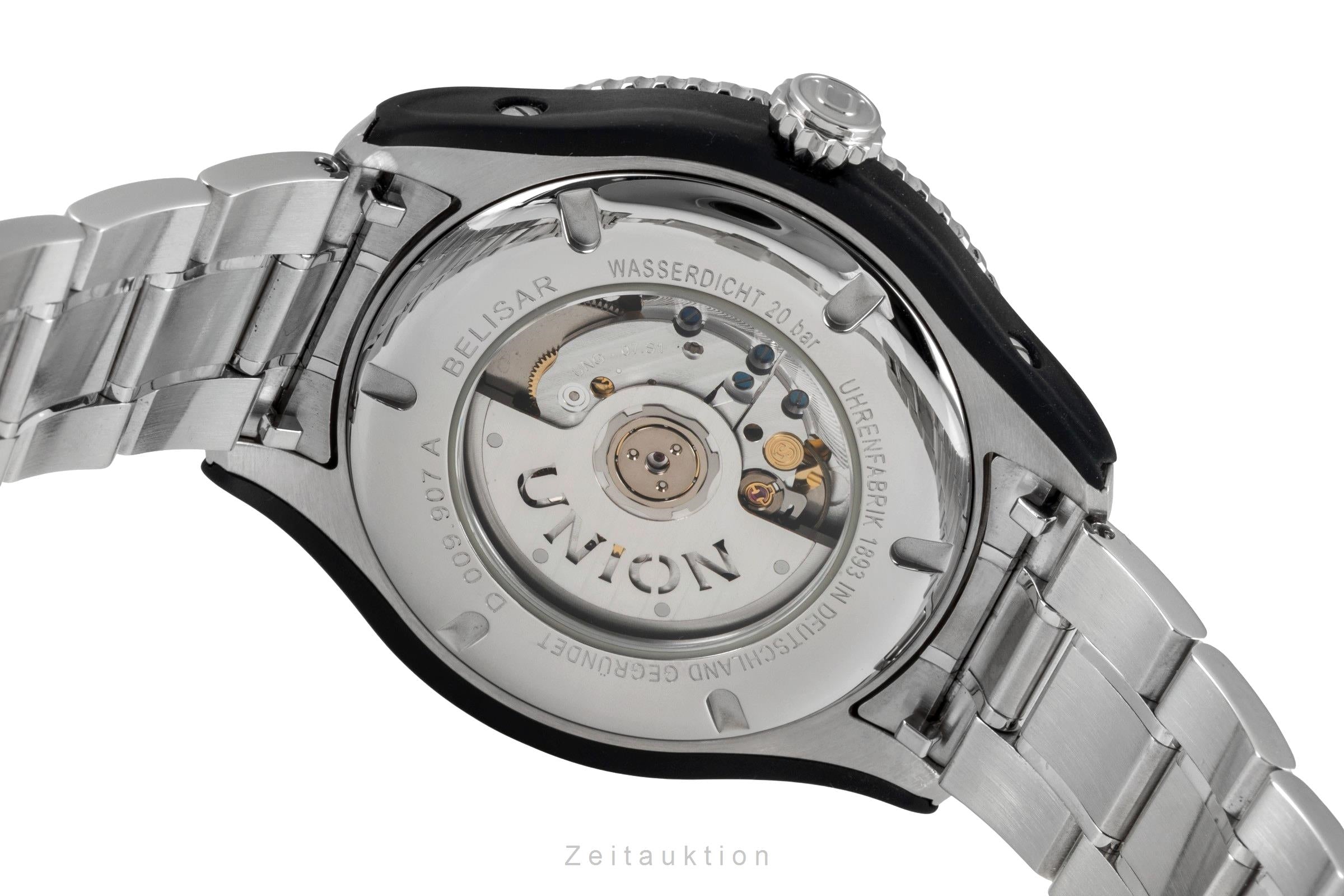 Union Glashütte Belisar steel automatic men's watch D009.907.11.057.00 LP: 2450EUR  [2605096]