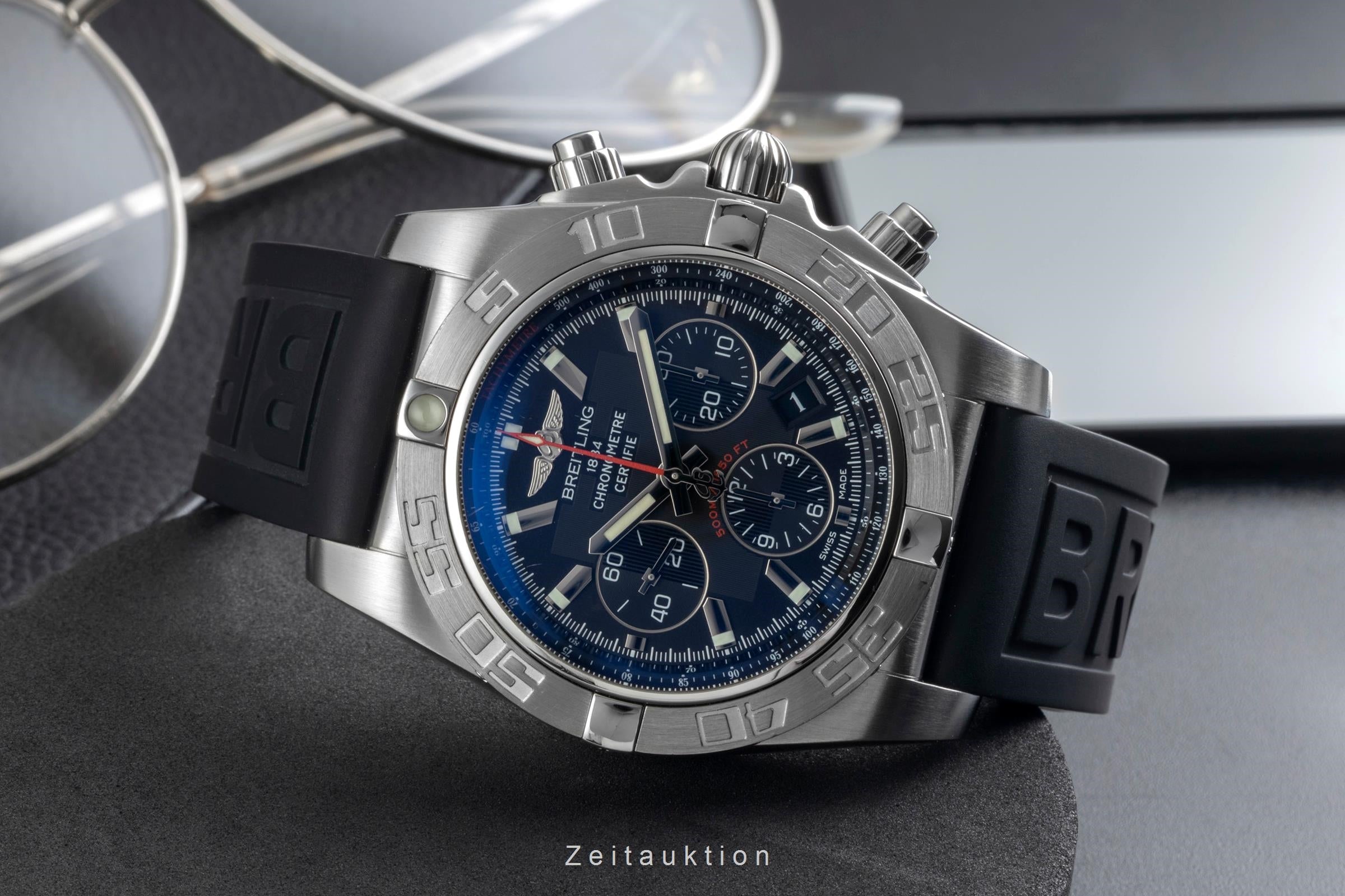 Breitling Chronomat 44 Chronograph Stahl Automatik Herrenuhr Ref. AB0110 [2605101]
