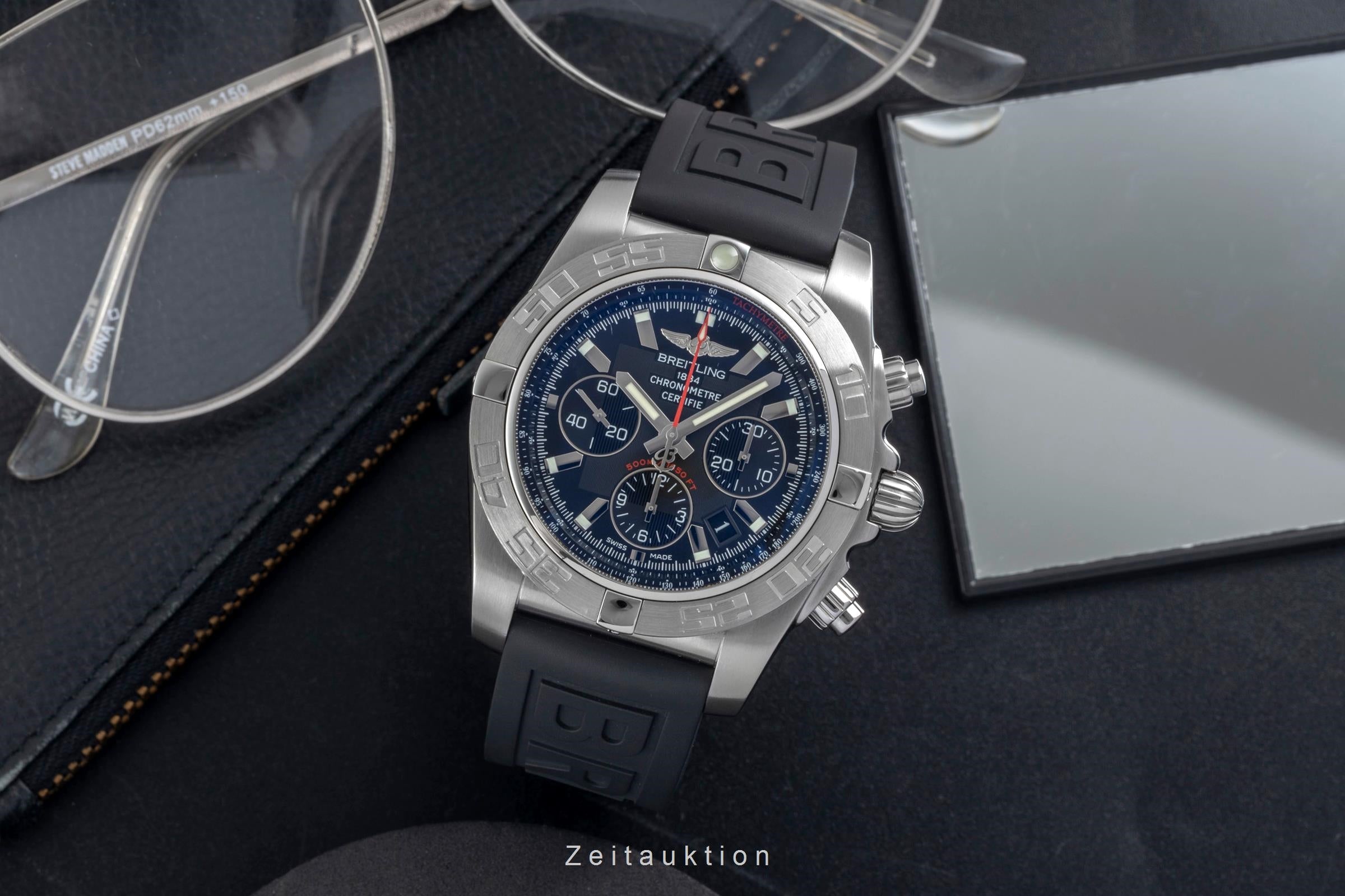 Breitling Chronomat 44 Chronograph Stahl Automatik Herrenuhr Ref. AB0110 [2605101]