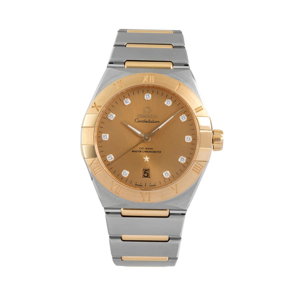 Omega Constellation Stahl / Gold Automatik Diamonds Ref. 131.20.39.20.58.001 B&P [2605102]