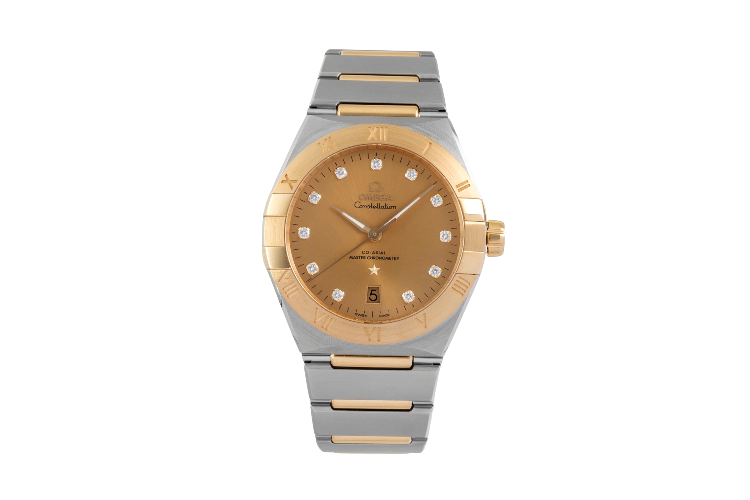 Omega Constellation acciaio / oro automatismo orologio da uomo 131.20.39.20.58.001 LP: 14700EUR  [2605102]