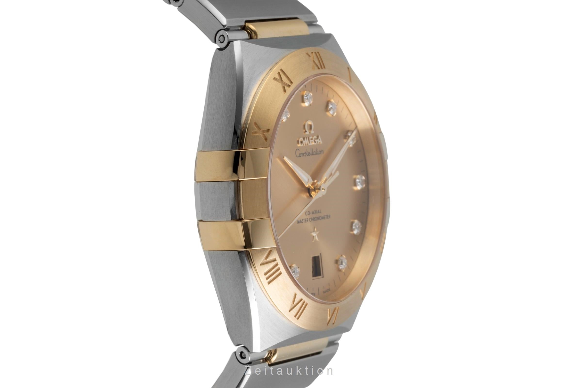 Omega Constellation Stahl / Gold Automatik Diamonds Ref. 131.20.39.20.58.001 B&P [2605102]