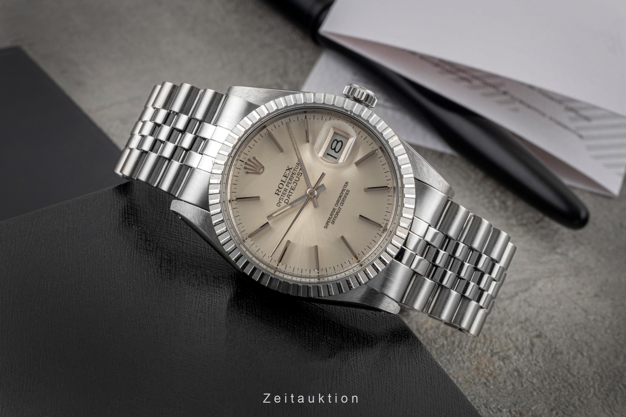 Rolex Datejust steel automatic men's watch 16030 Vintage  [2605108]