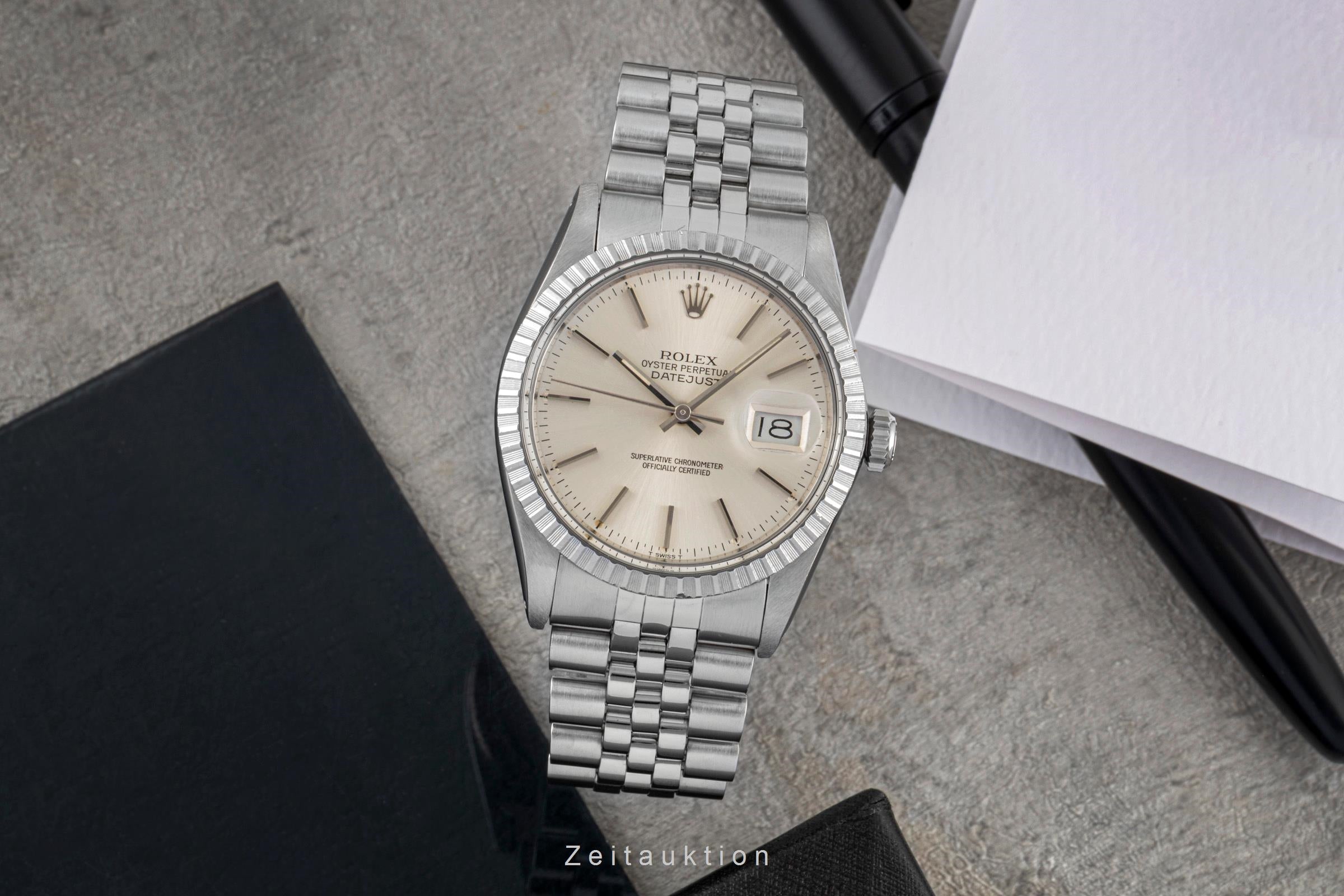 Rolex Datejust steel automatic men's watch 16030 Vintage  [2605108]