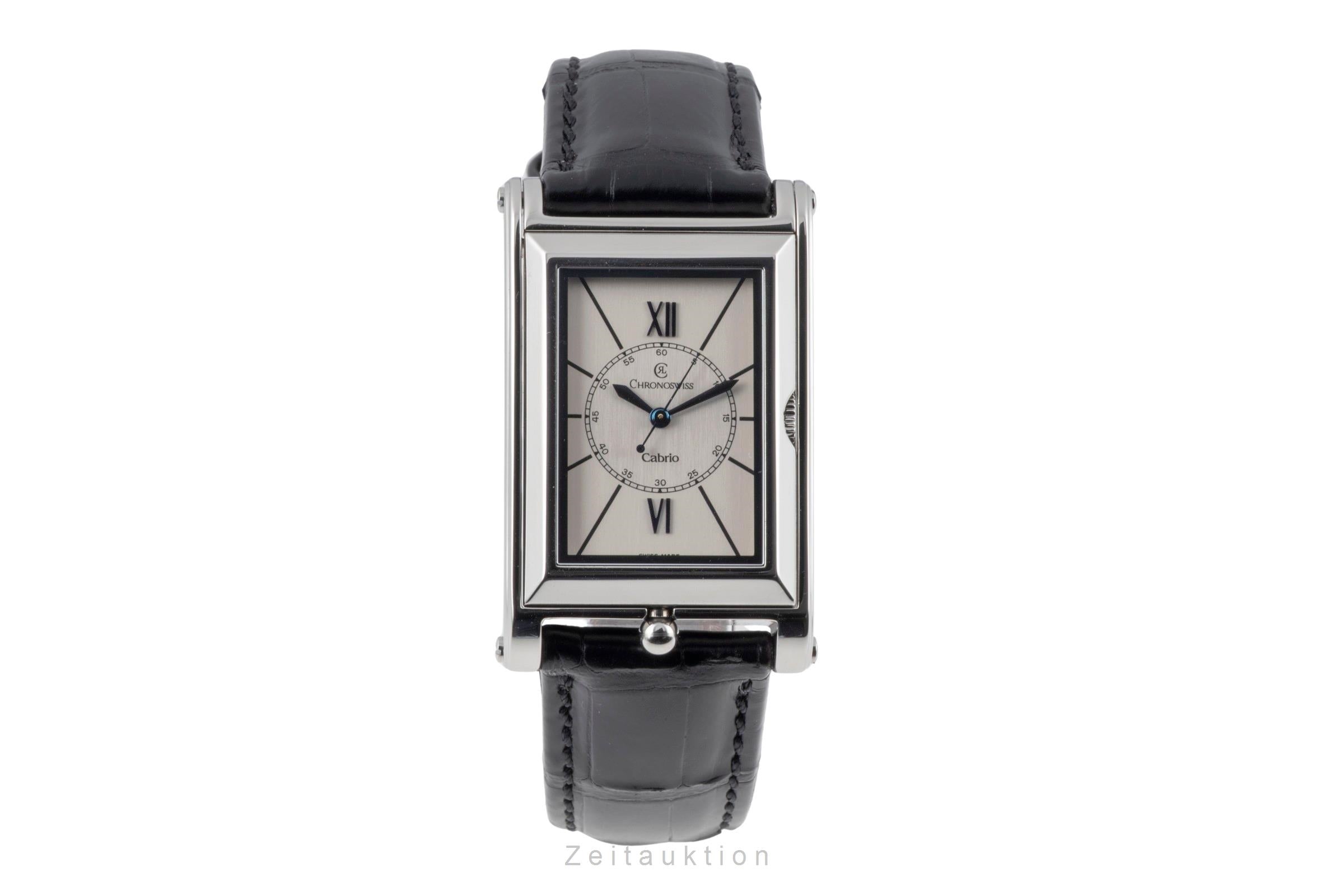Chronoswiss Cabrio Stahl Automatik Herrenuhr Ref. CH 2673 Box [2605109]