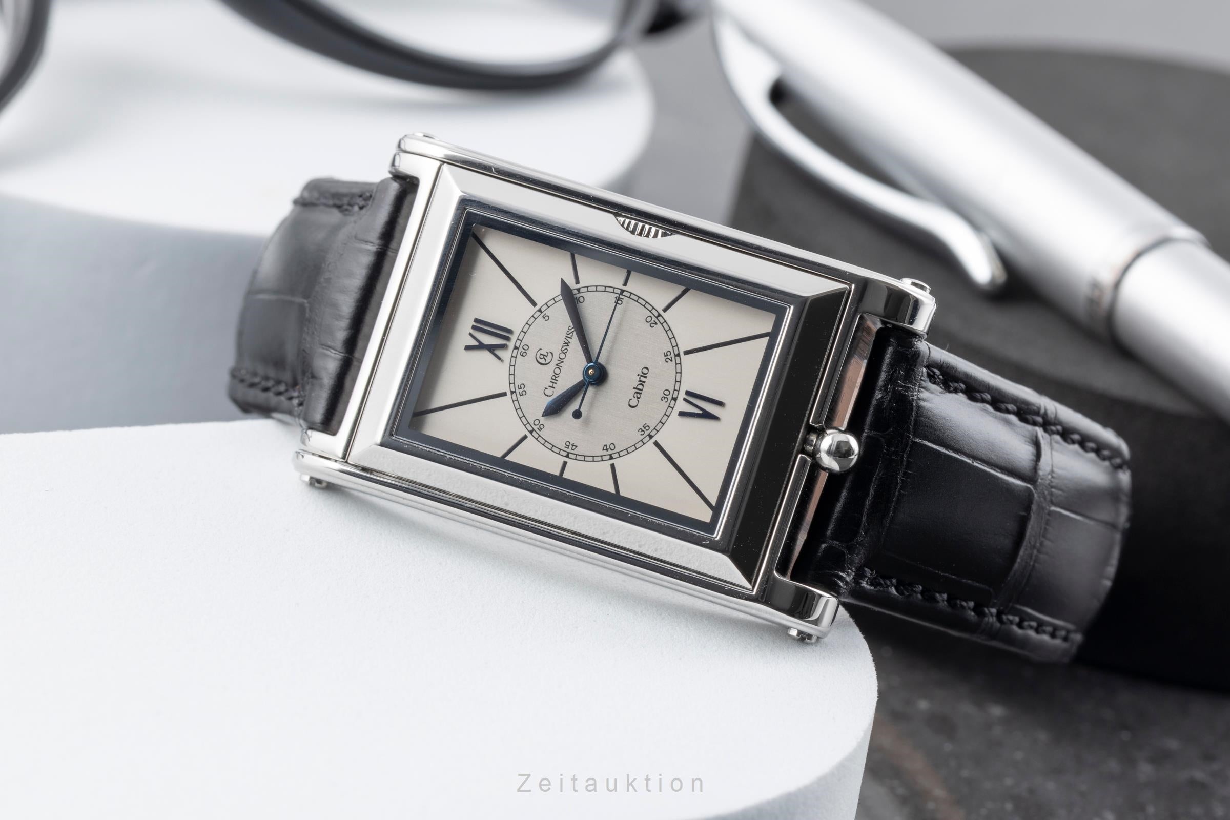 Chronoswiss Cabrio Stahl Automatik Herrenuhr Ref. CH 2673 Box [2605109]
