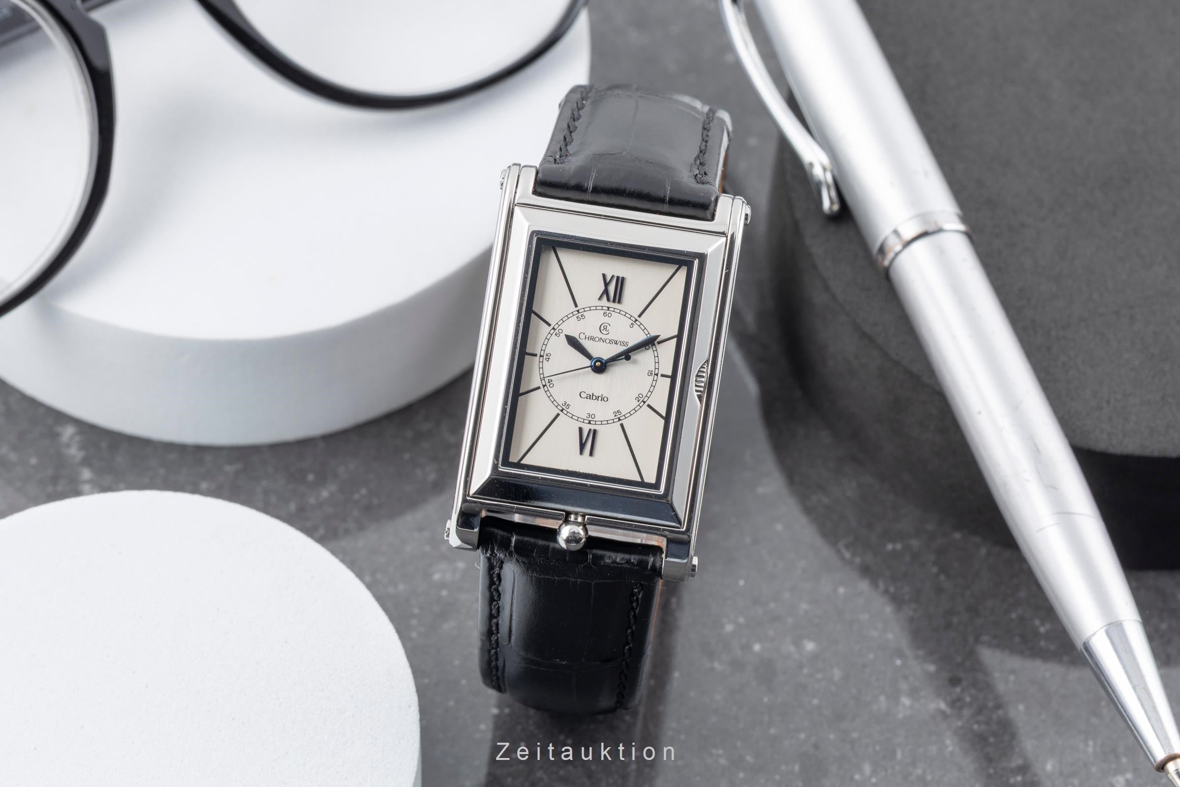 Chronoswiss Cabrio Stahl Automatik Herrenuhr Ref. CH 2673 Box [2605109]