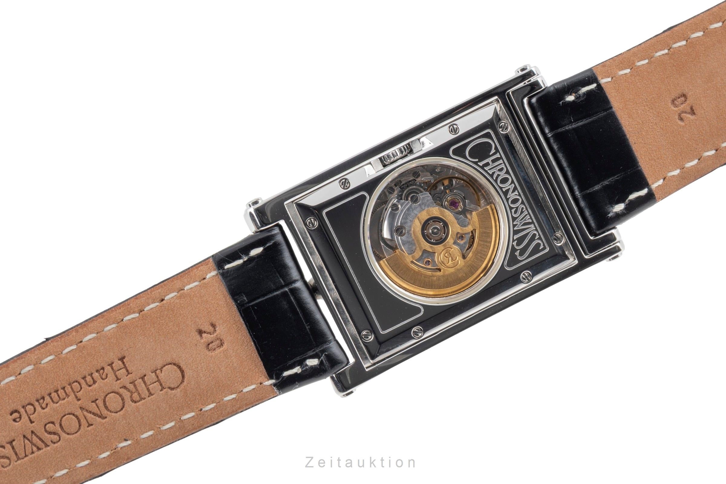 Chronoswiss Cabrio Stahl Automatik Herrenuhr Ref. CH 2673 Box [2605109]