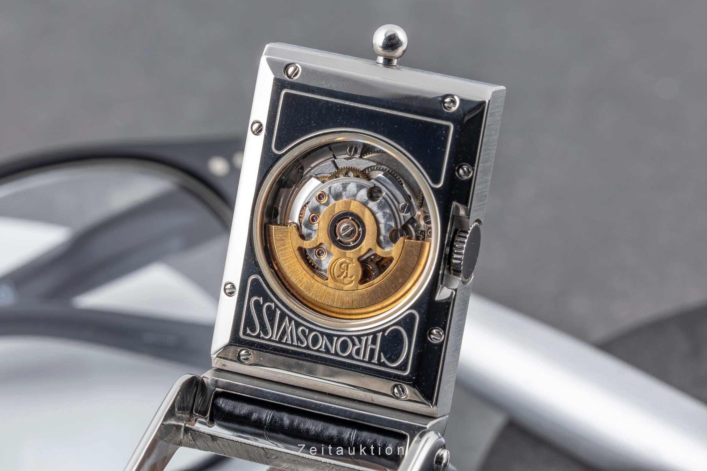 Chronoswiss Cabrio Stahl Automatik Herrenuhr Ref. CH 2673 Box [2605109]