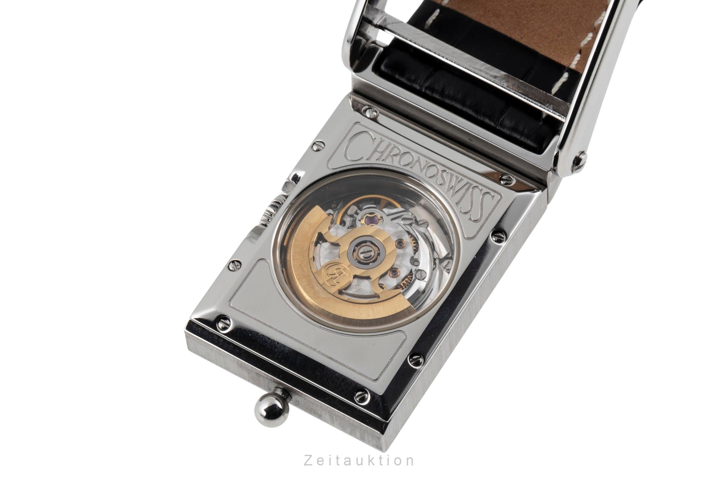 Chronoswiss Cabrio Stahl Automatik Herrenuhr Ref. CH 2673 Box [2605109]