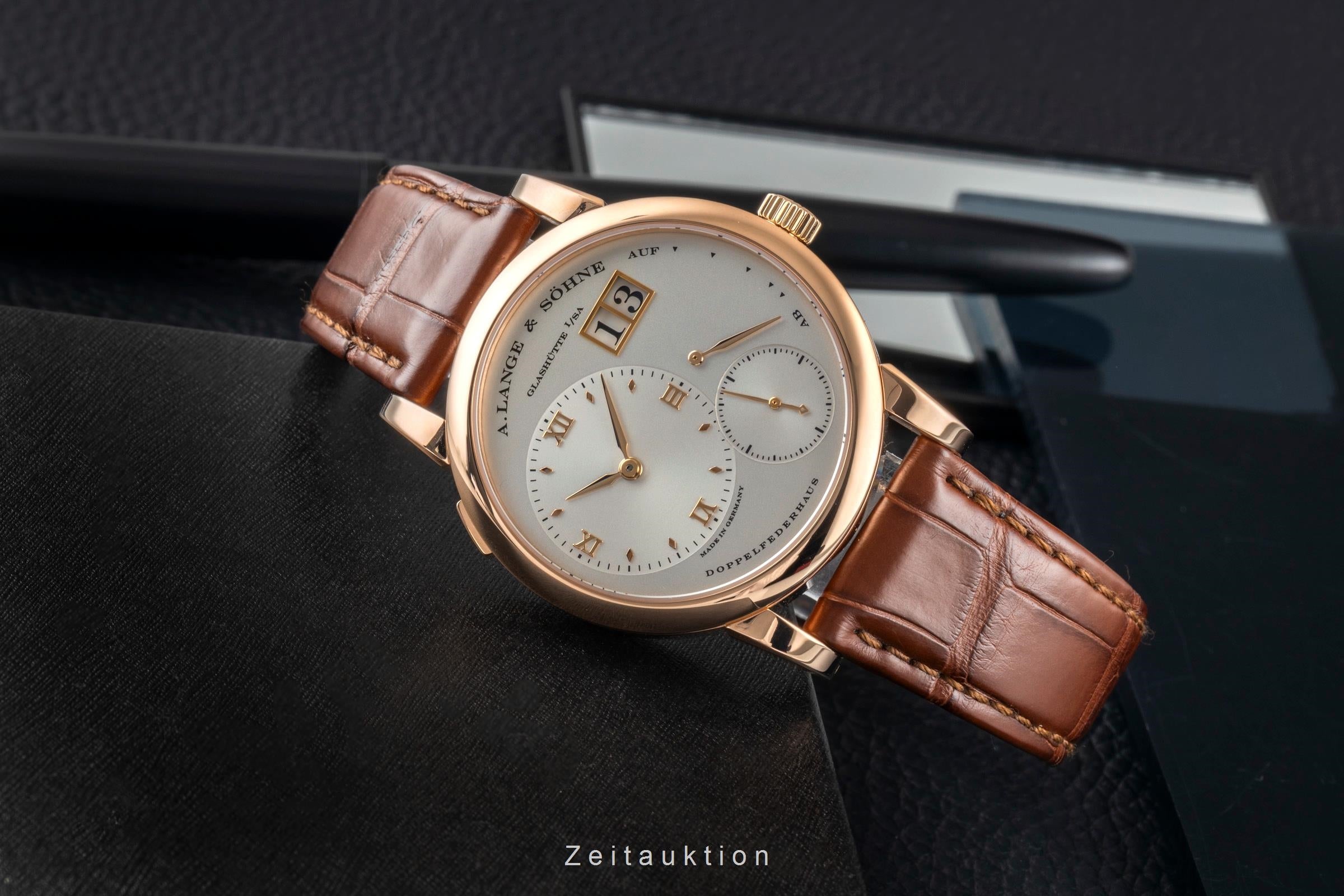 A. Lange & Söhne Lange 1 or rouge 18 ct à remontage manuel montre pour hommes 101.032 LP: 48900EUR  [2605113]